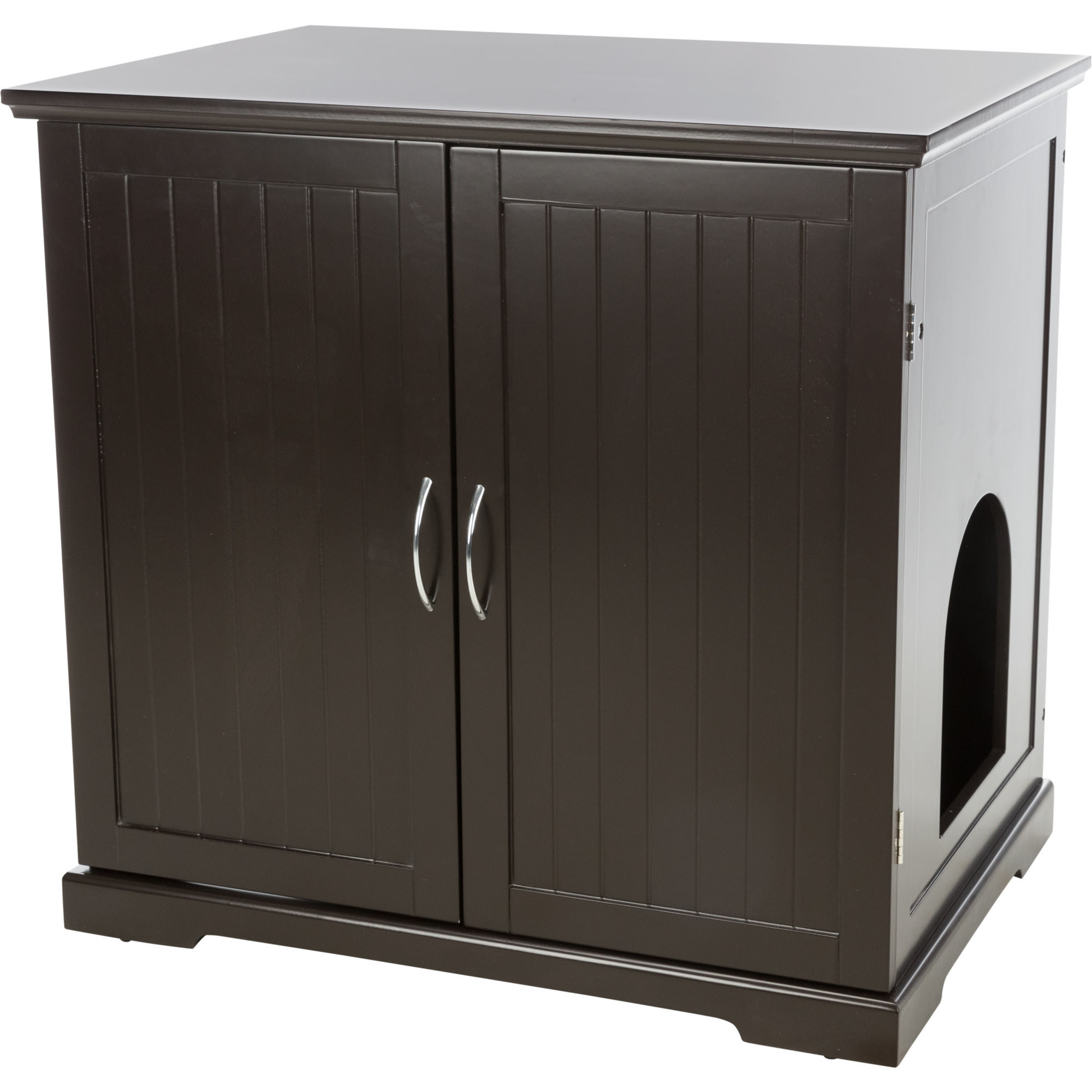 TRIXIE XL Wooden Litter Box Enclosure & Storage Drawer