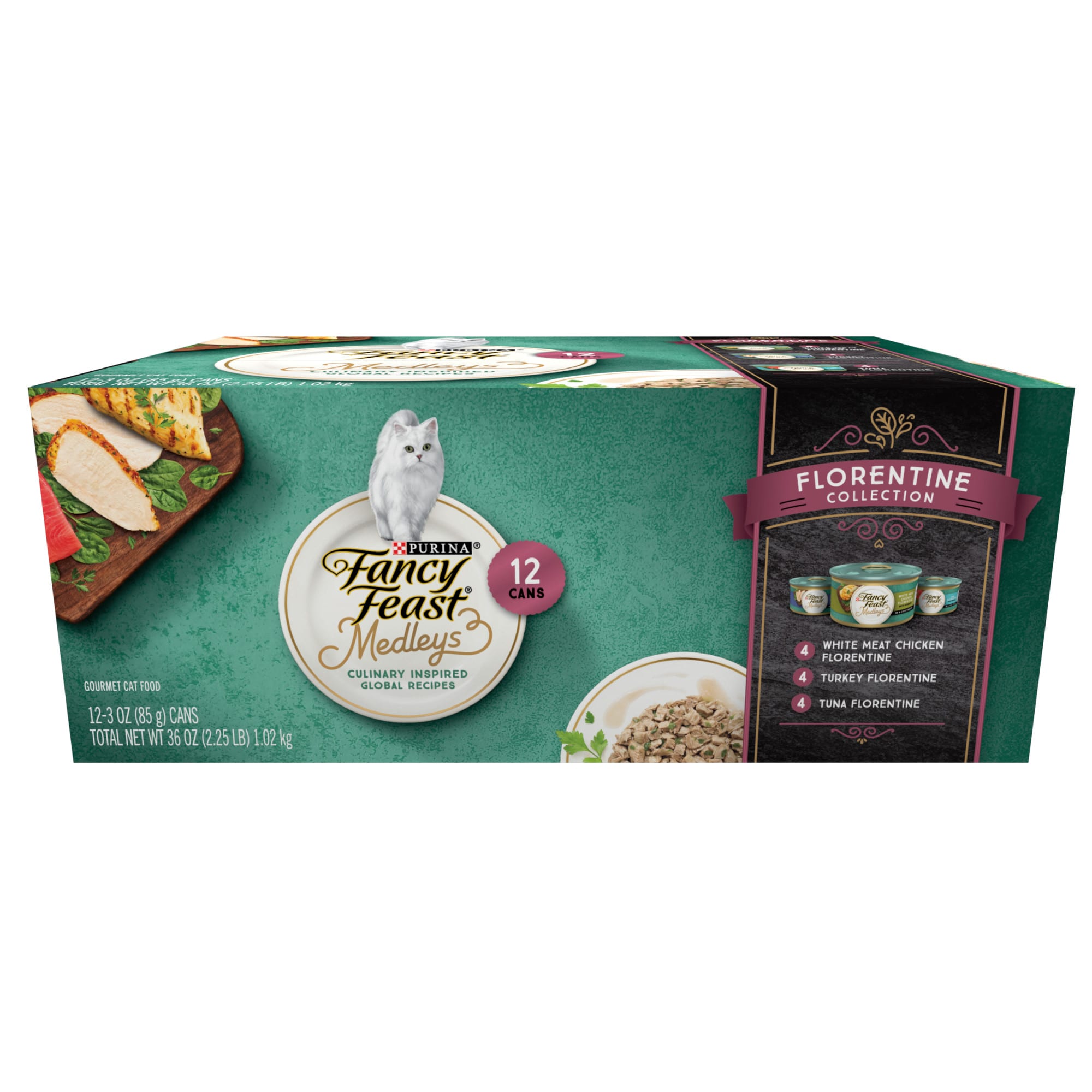 Fancy feast florentine sales cat food