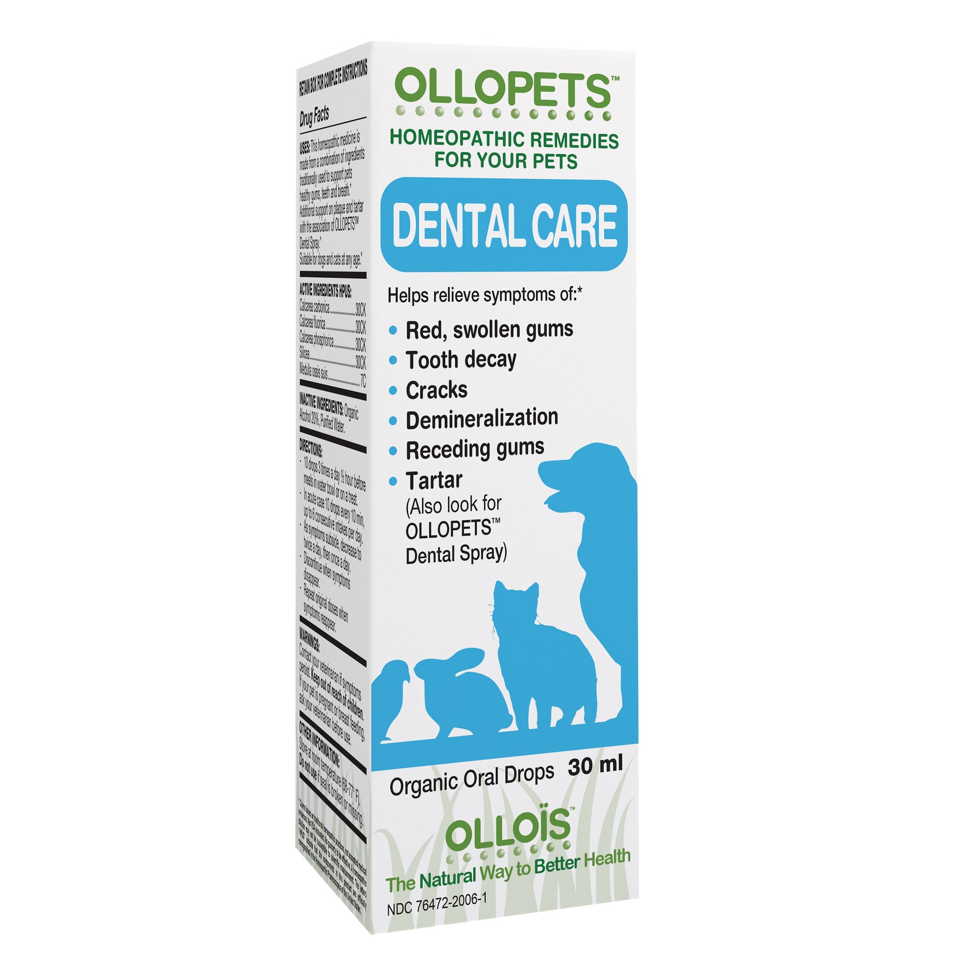 OLLOIS OLLOPETS Dental & Oral Care Spray for Pets 1 fl oz
