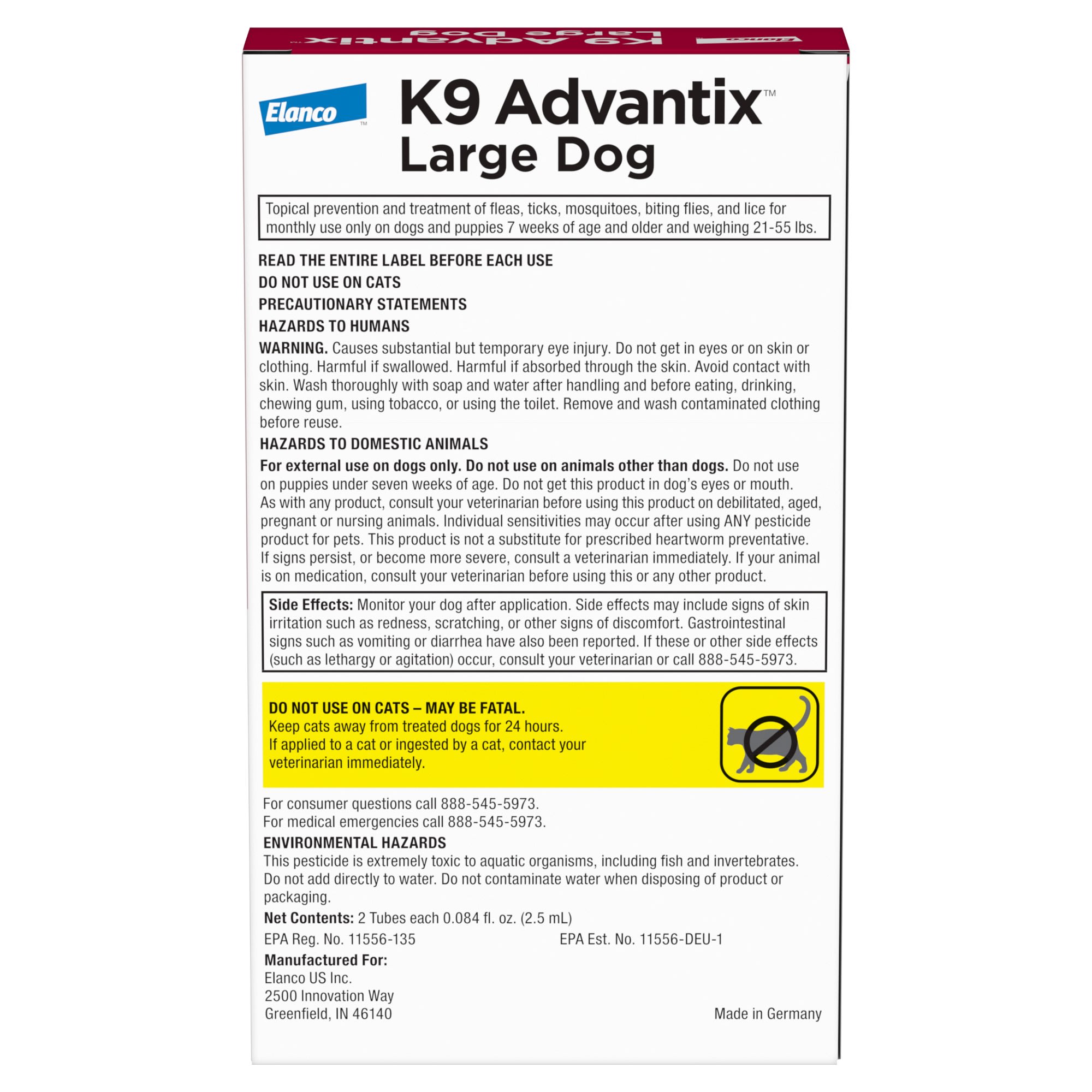 Petco advantix hotsell ii large dog