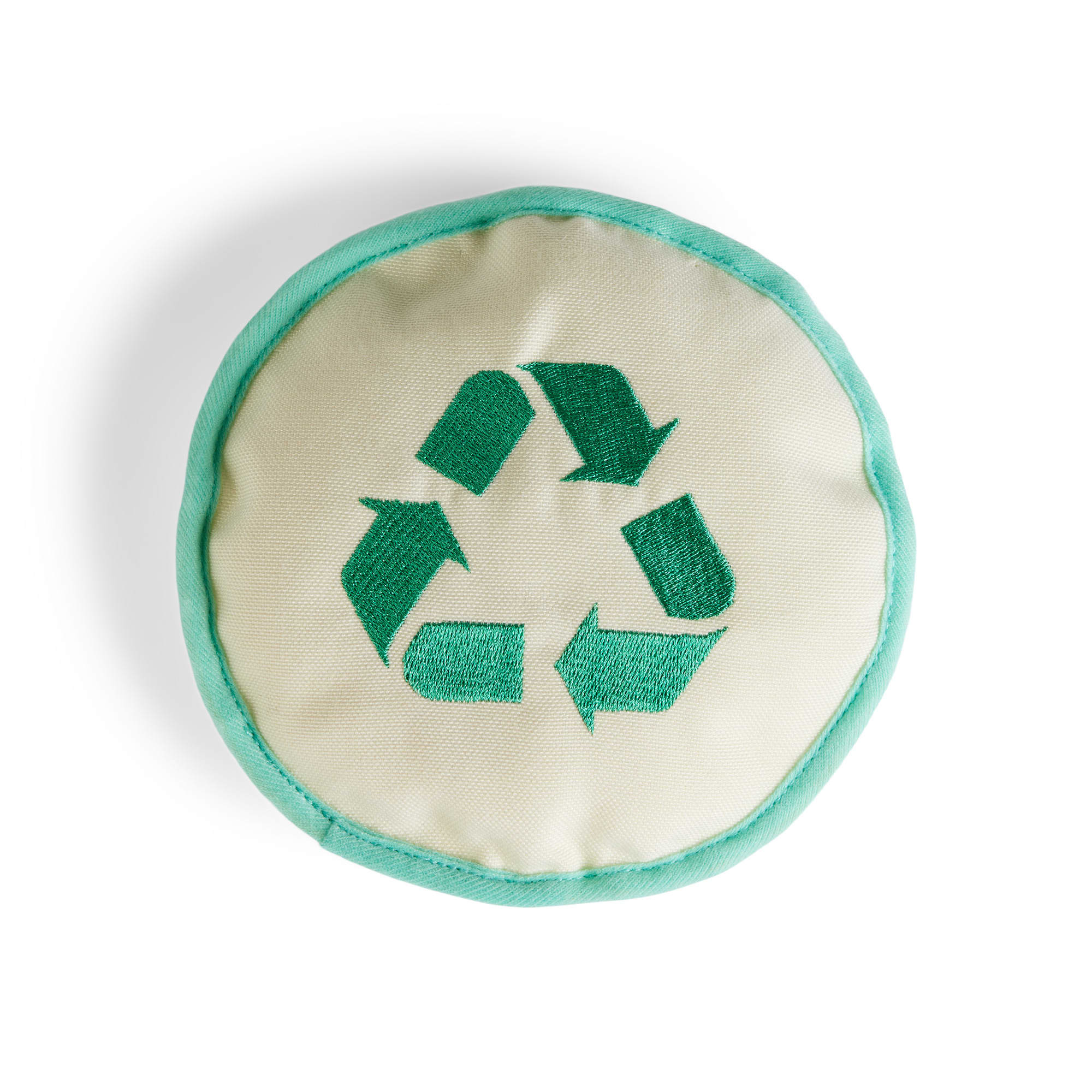 EcoFriendly Recycled Plush Dog Toy Small & Green