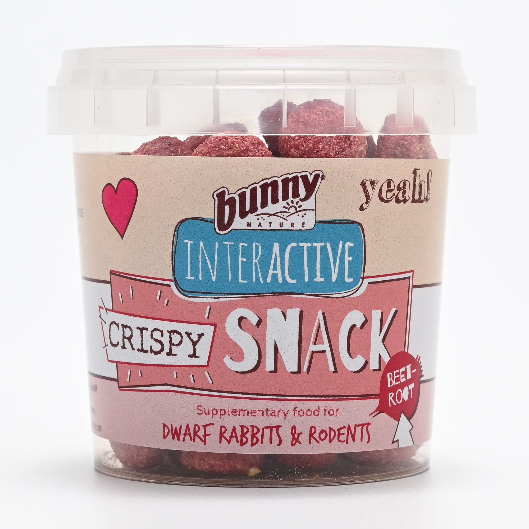 Bunny Nature Crispy Snack Craker Beetroot Supplementary Dry Rabbit