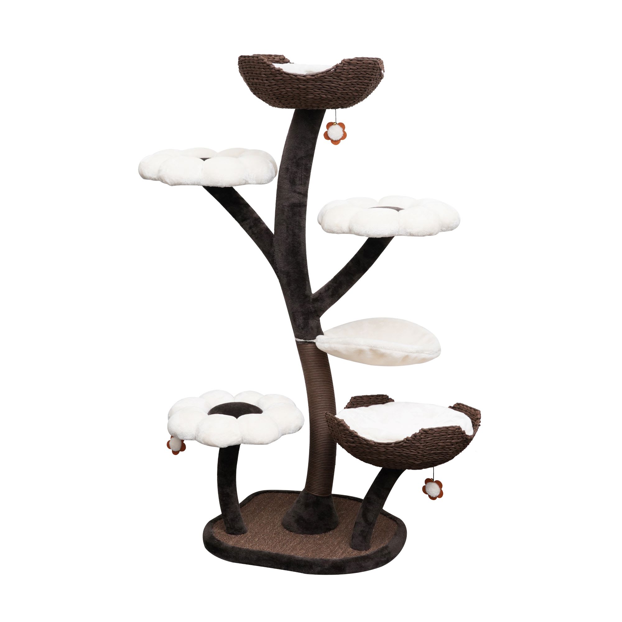 PetPals Group Catry Blossom 6 Level Cat Tree, 59