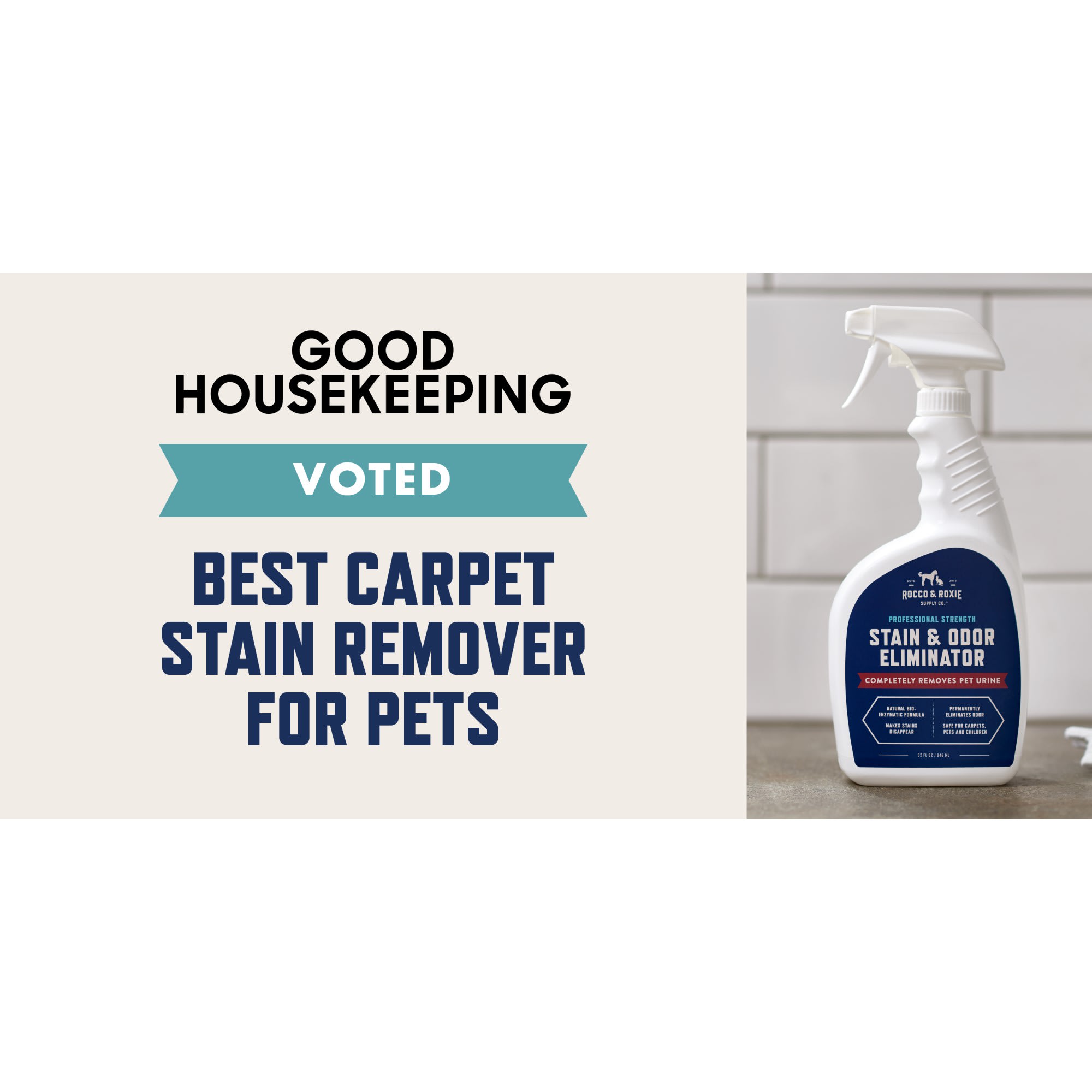ROCCO ROXIE Stain Odor Eliminator Spray for Pets 128 fl. oz. Petco