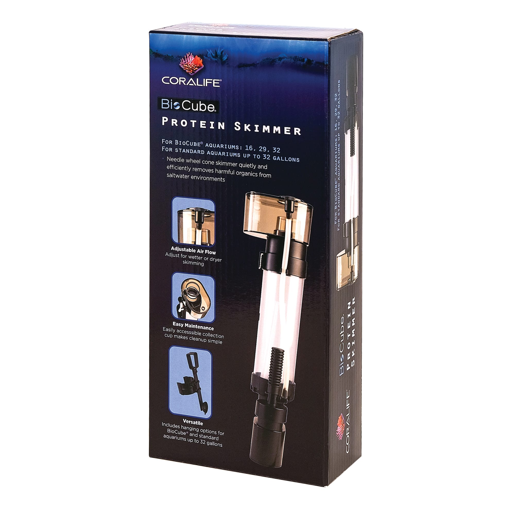 cpr backpack protein skimmer mini Aquatop Xyclone DC  Filtration for Saltwater Aquariums  Ultra-Quiet Operation  Up to 55 Gal  Hang-On or in-Sump Installation : Pet Supplies A clear collection cup allows for you to easily monitor waste and removal for cleaning purposes Coralife BioCube Protein Skimmer (V2)