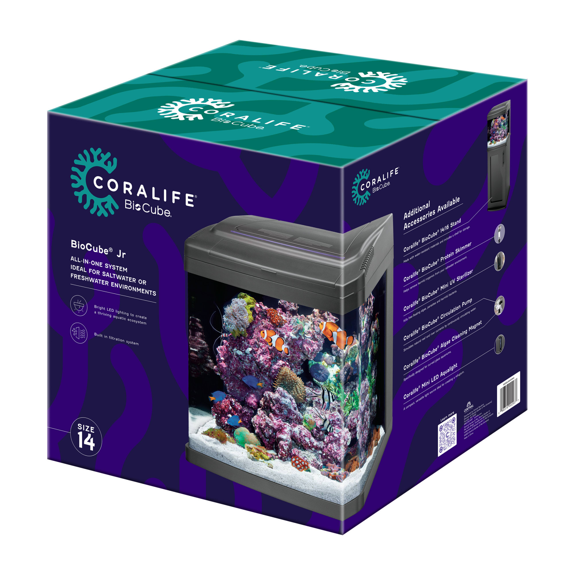 Coralife BioCube Aquarium Jr, 14 Gallon | Petco