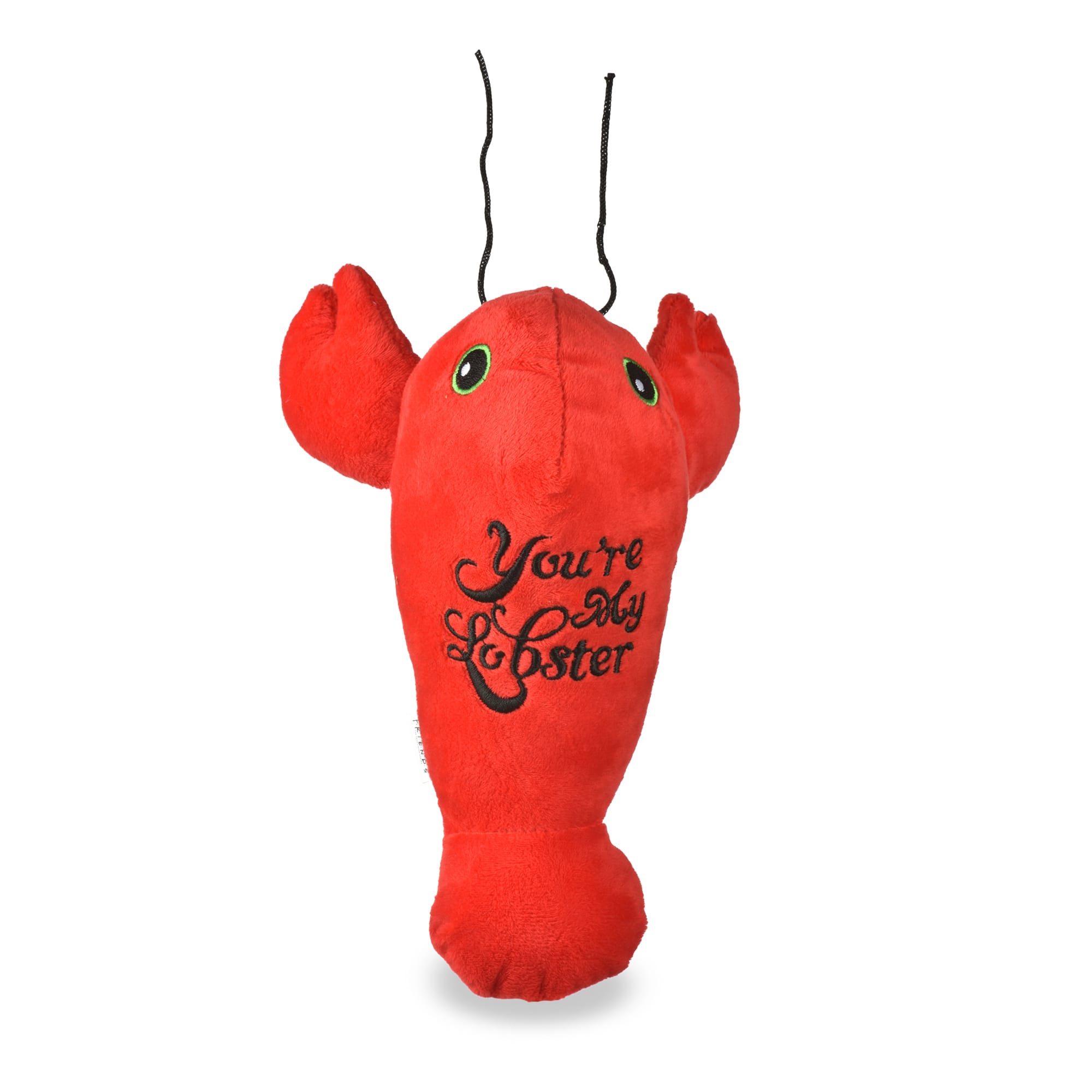 Lobster Plush Squeaker Dog Toy