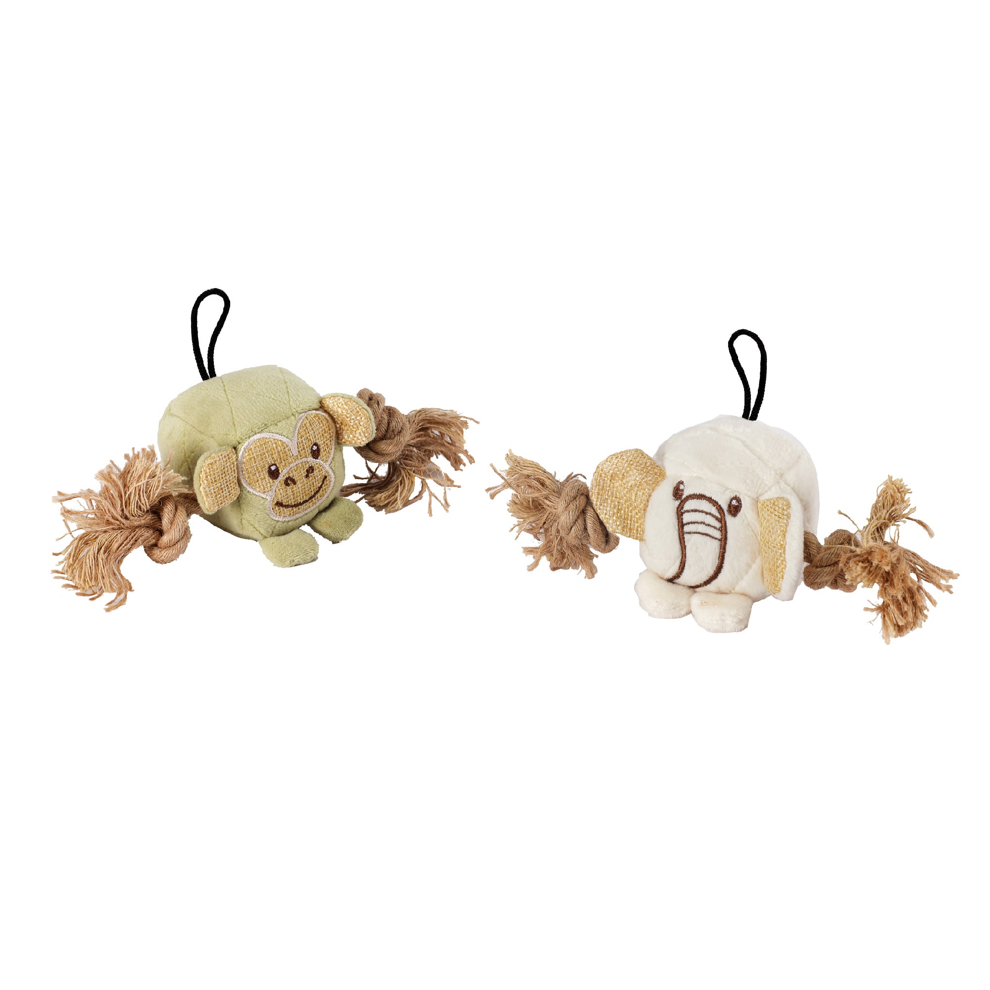 Mini Hemp Chunky Monkey and Elephant Dog Toys – Petique, Inc.