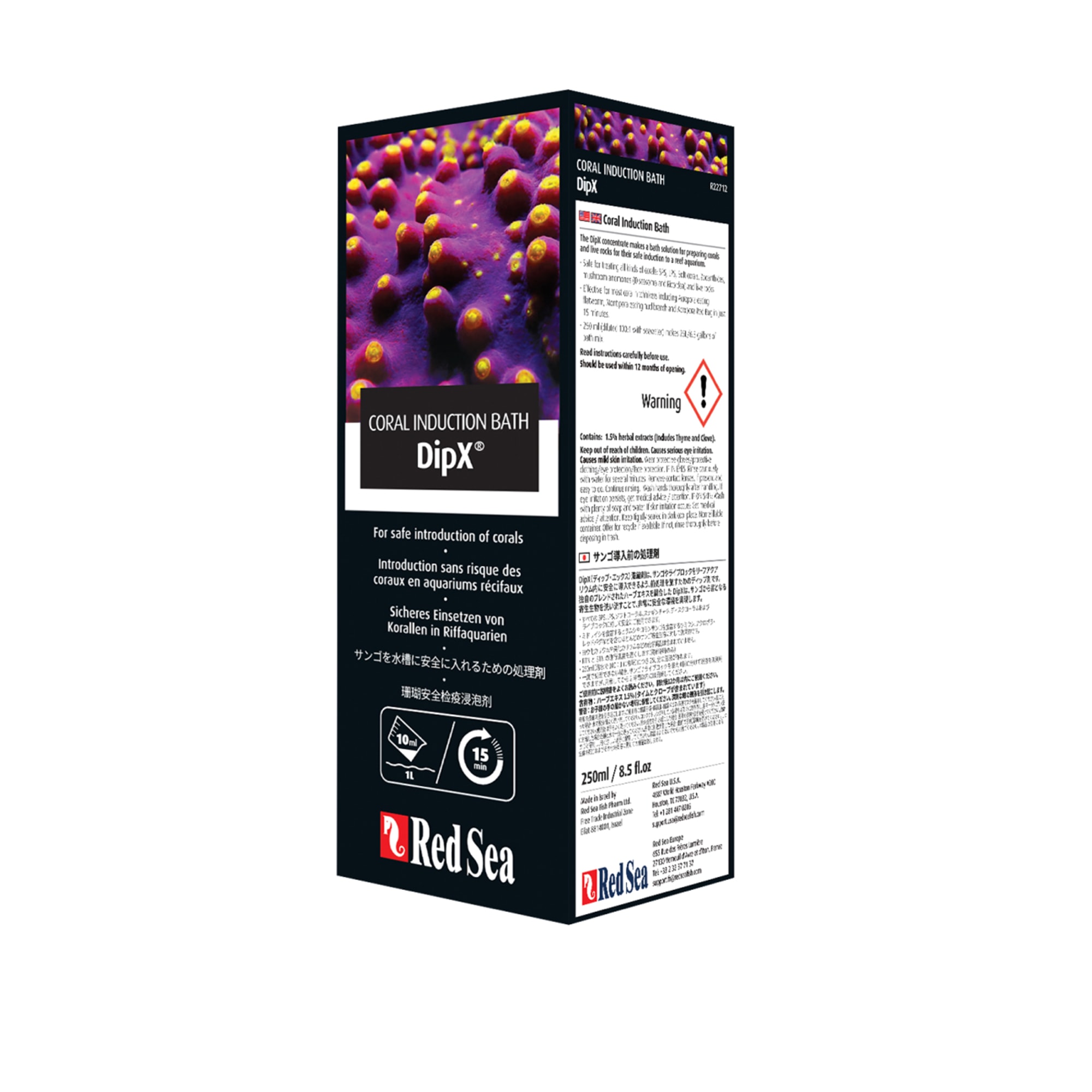 Red Sea 250ML Coral Induction Bath Dipx | Petco
