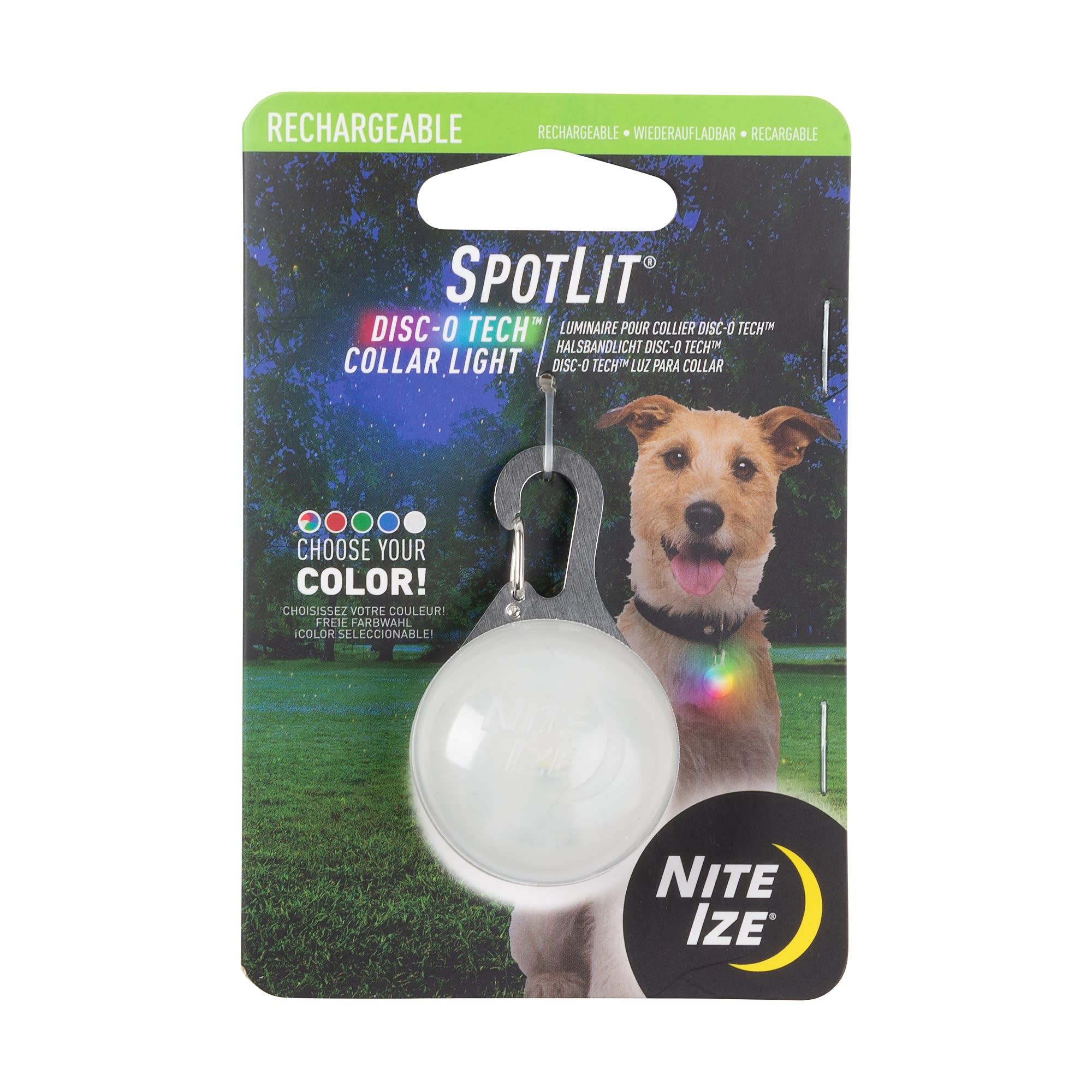 SpotLit® Rechargeable Collar Light - Disc-O Tech™