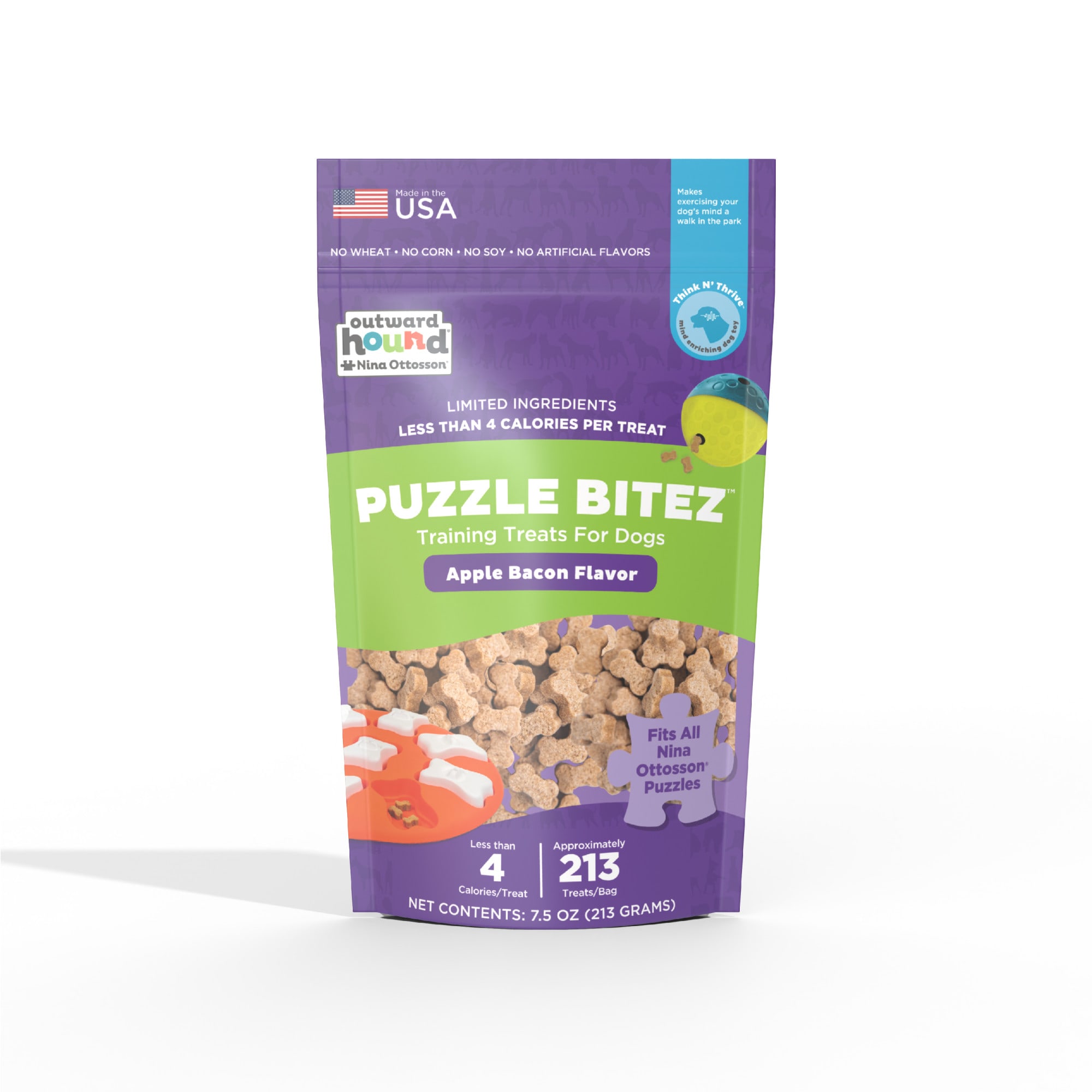 Outward Hound Nina Ottosson Puzzle Bitez Training Treats Apple