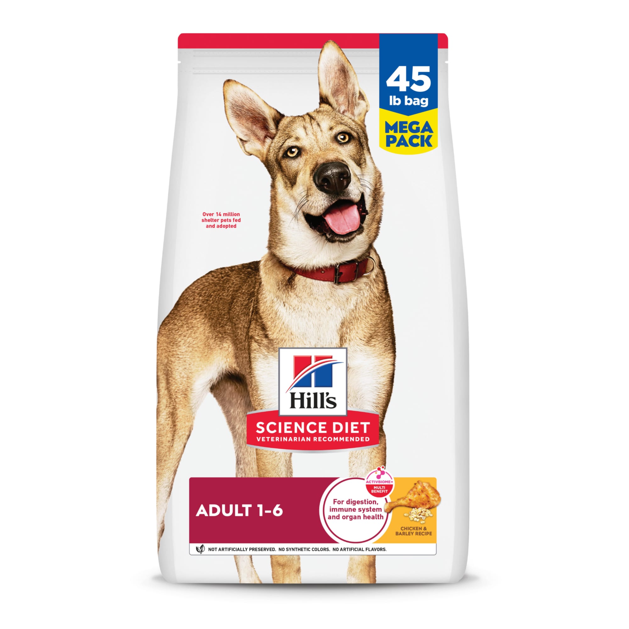 Hill s Science Diet Adult Chicken Barley Recipe Dry Dog Food 45 lbs