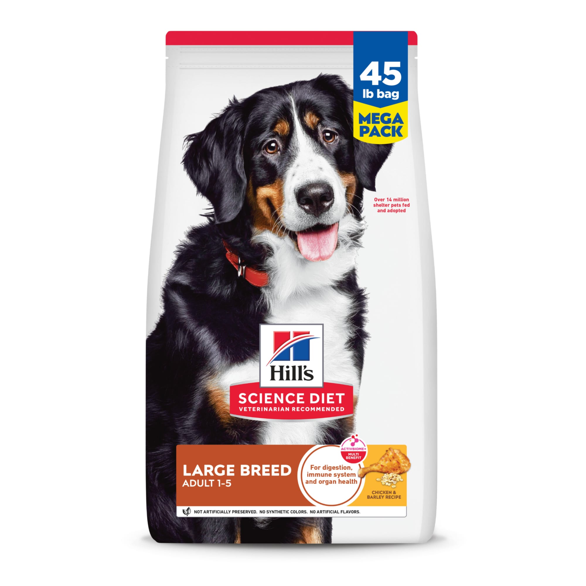 Hills large breed 2024 puppy feeding guide