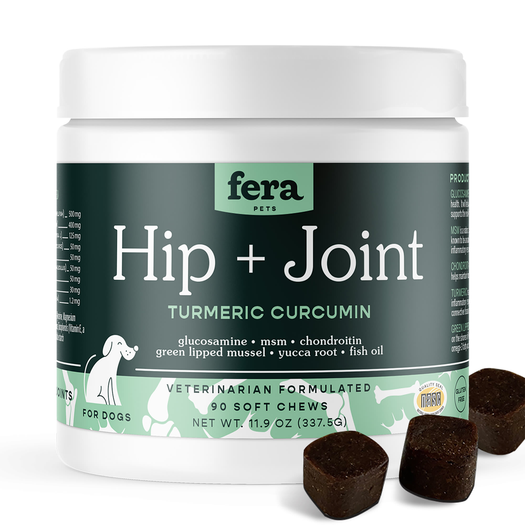 Turmeric joint fashion supplement for dogs