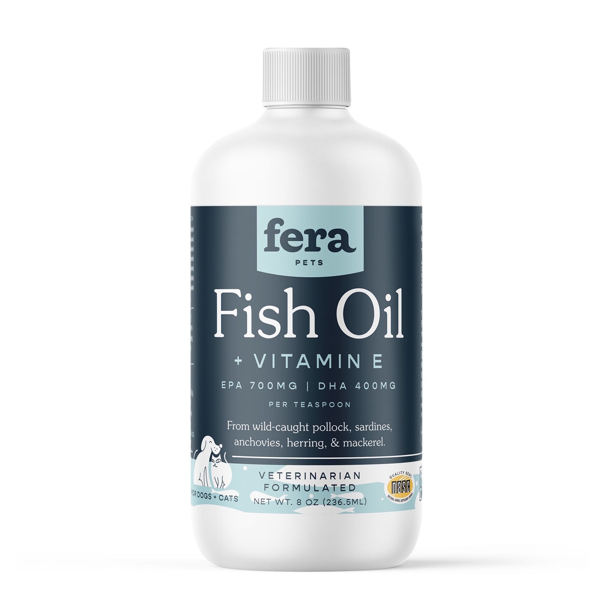 Fera Pet Organics Fish Oil Vitamin E Supplement for Dog Cat 8