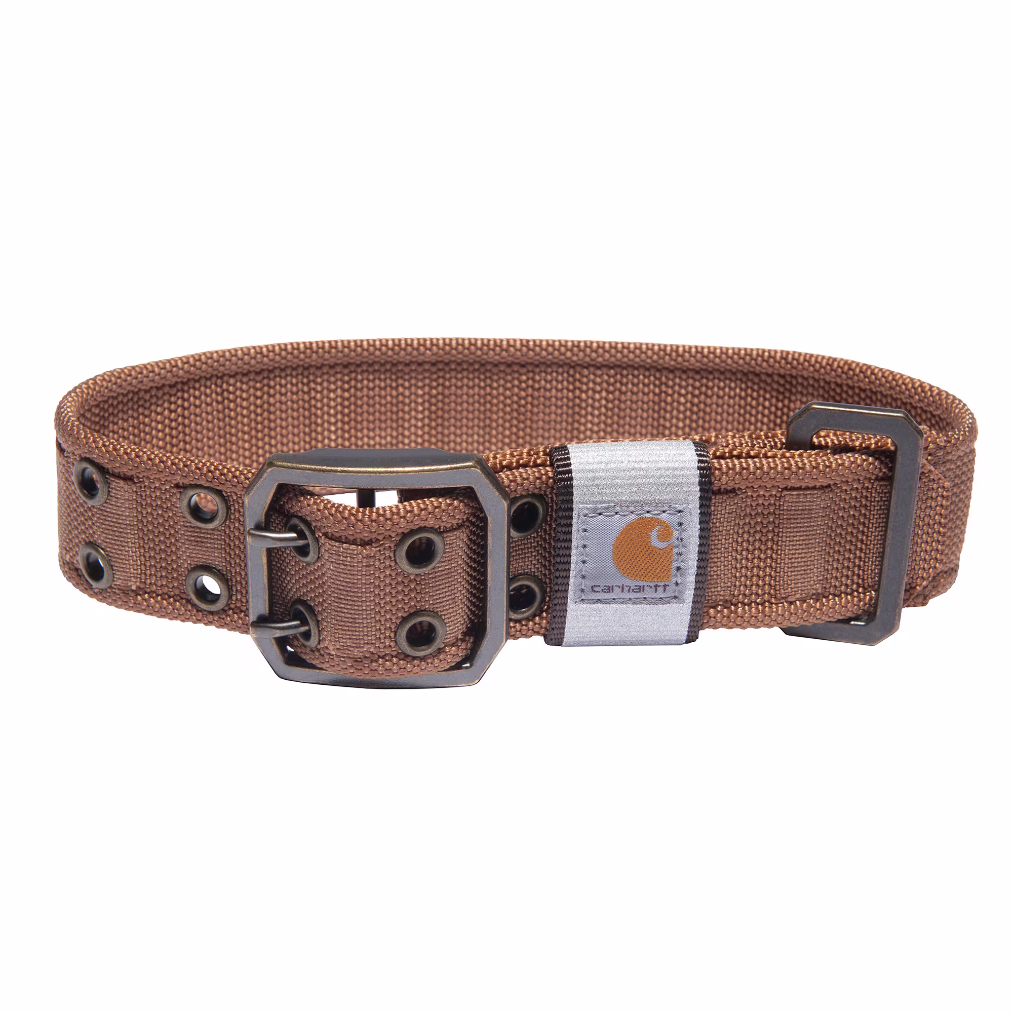 Carhartt Durable Wide Nylon Dog Collar Medium Brown