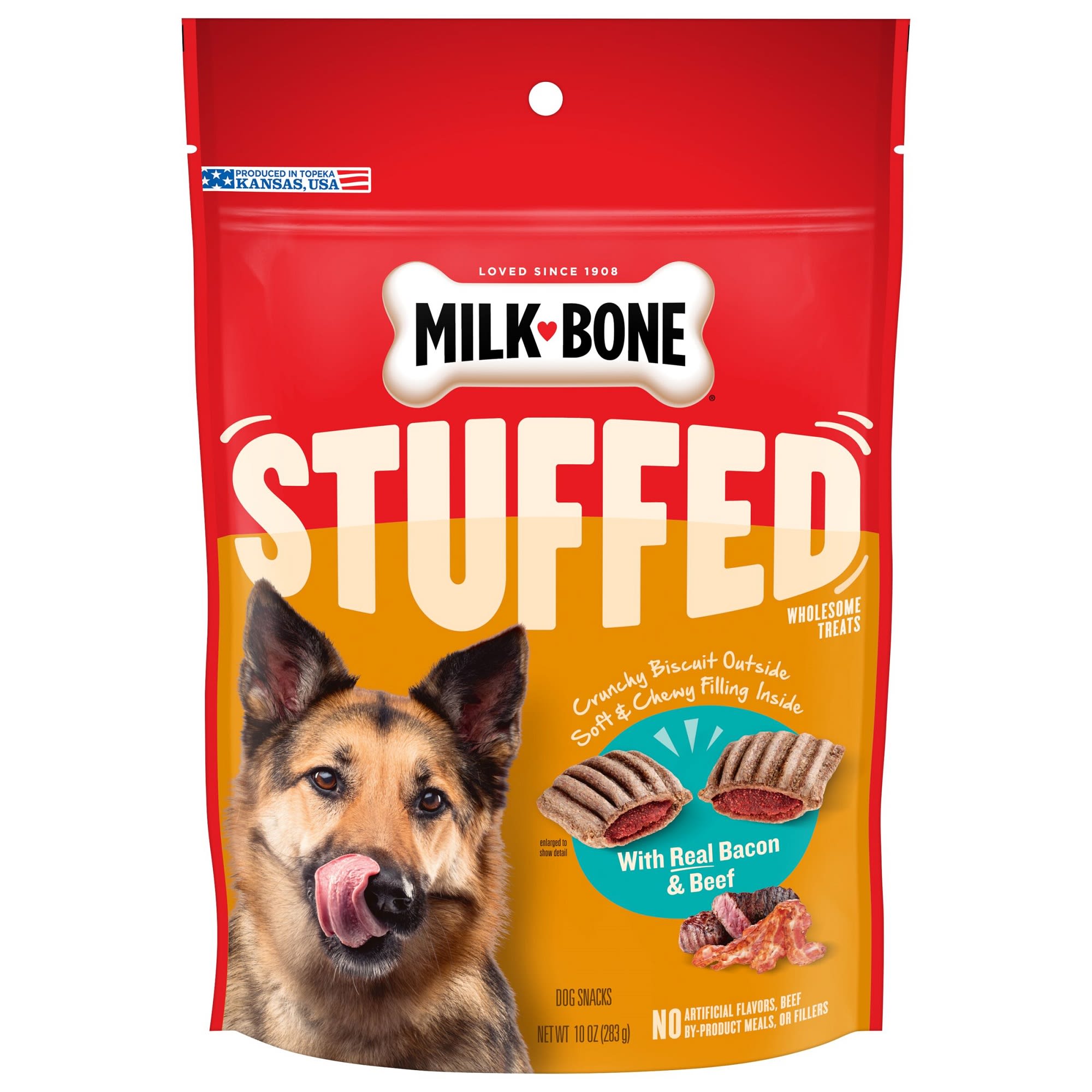 Stuffed deals dog bone