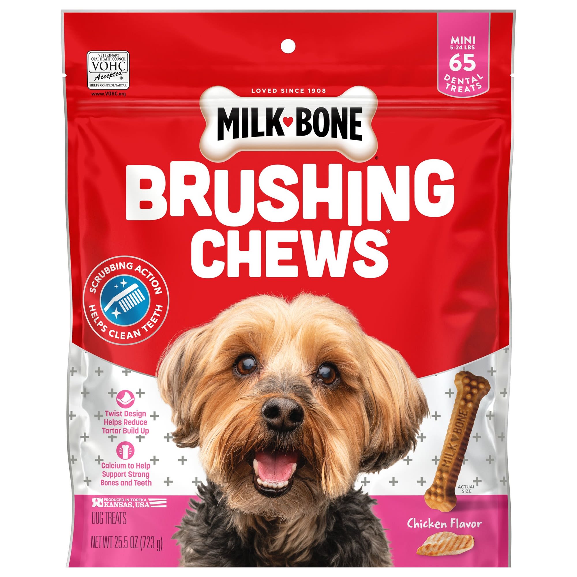 Milk bone brushing 2025 chews nutrition facts