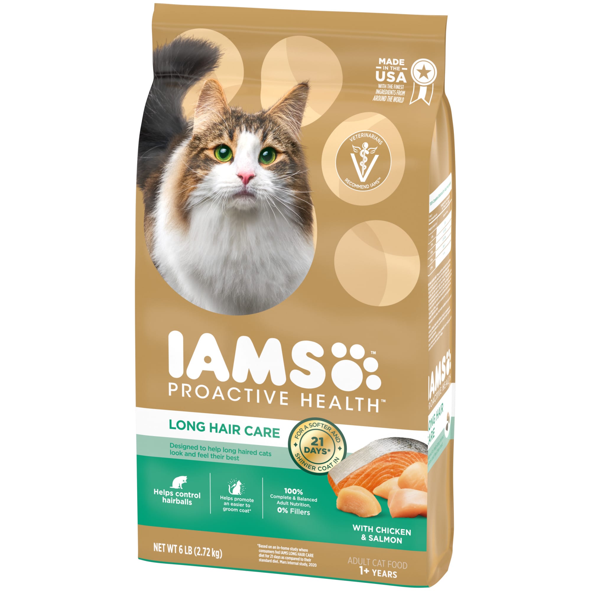 Iams Proactive Health With Real Chicken Long Hair Care Adult Dry