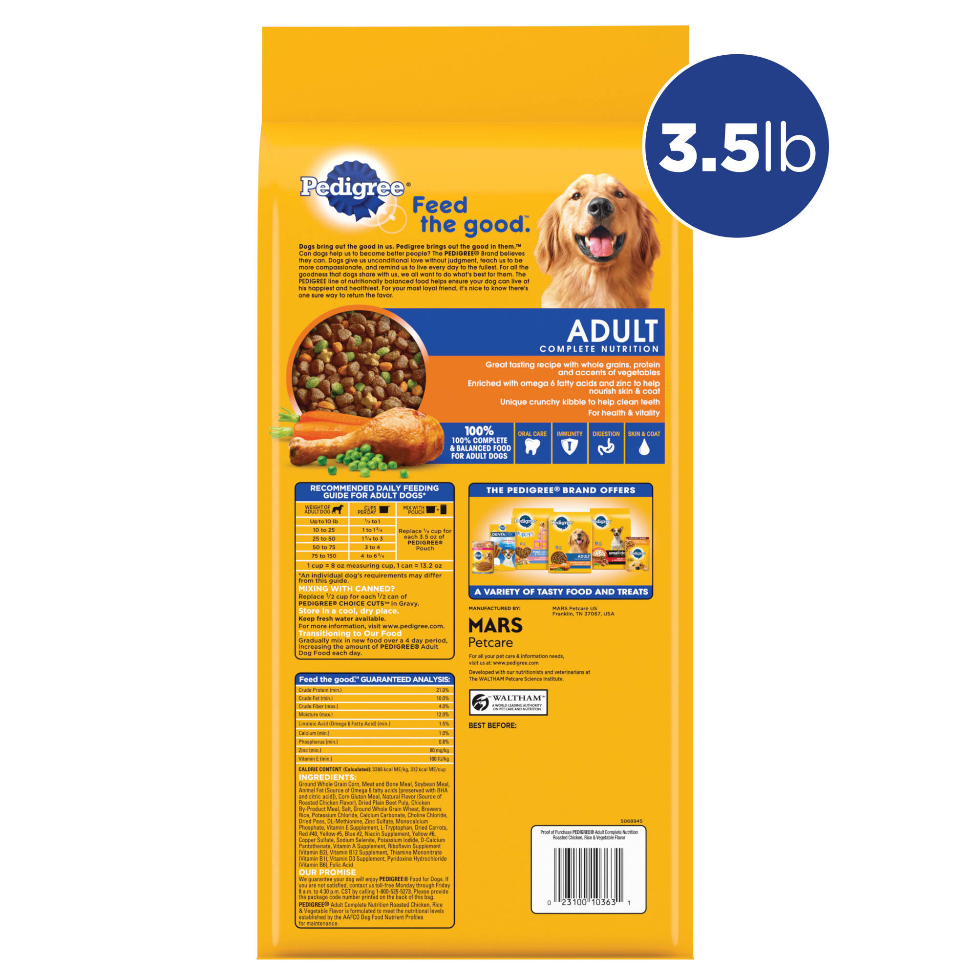 Pedigree dog food healthy hotsell