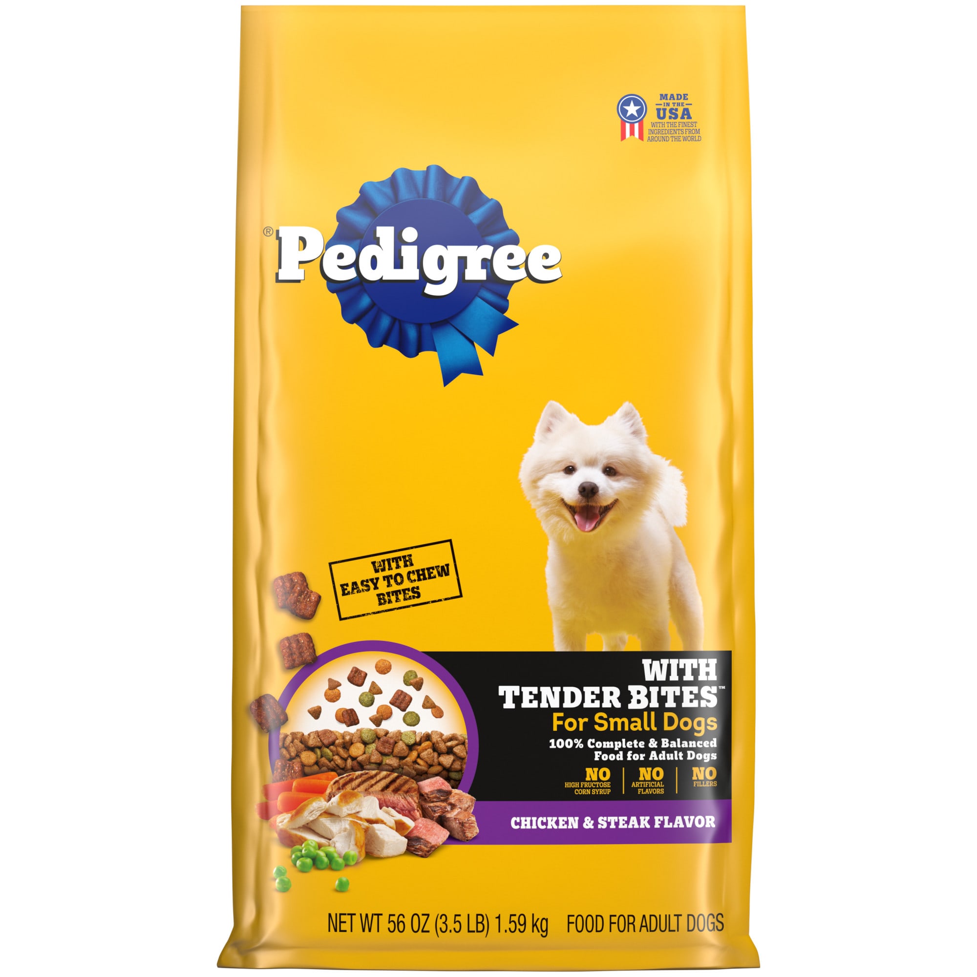 Pedigree Tender Bites Complete Nutrition Chicken Steak Flavor