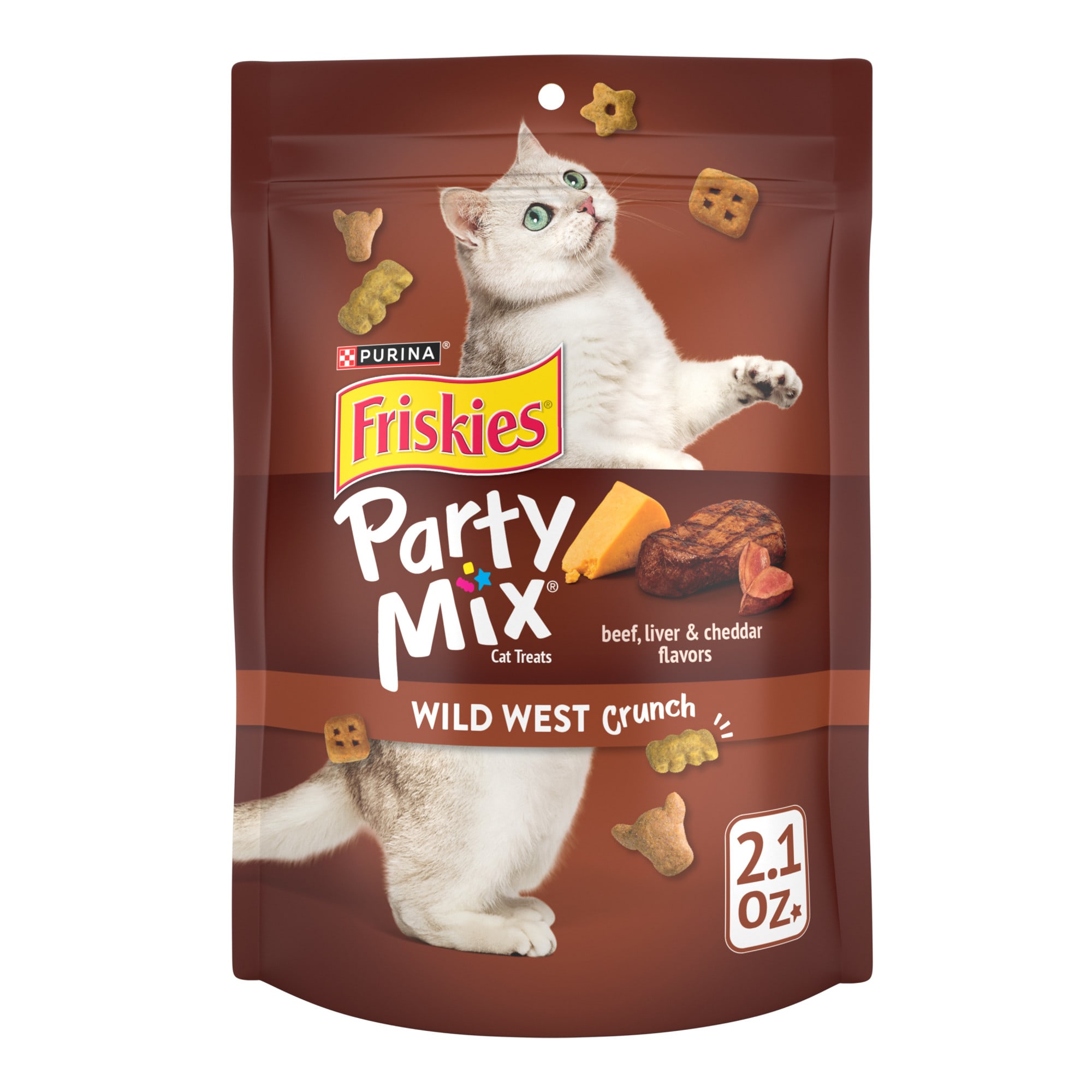 Friskies Party Mix Wild West Crunch Cat Treats 2.1 oz. Petco