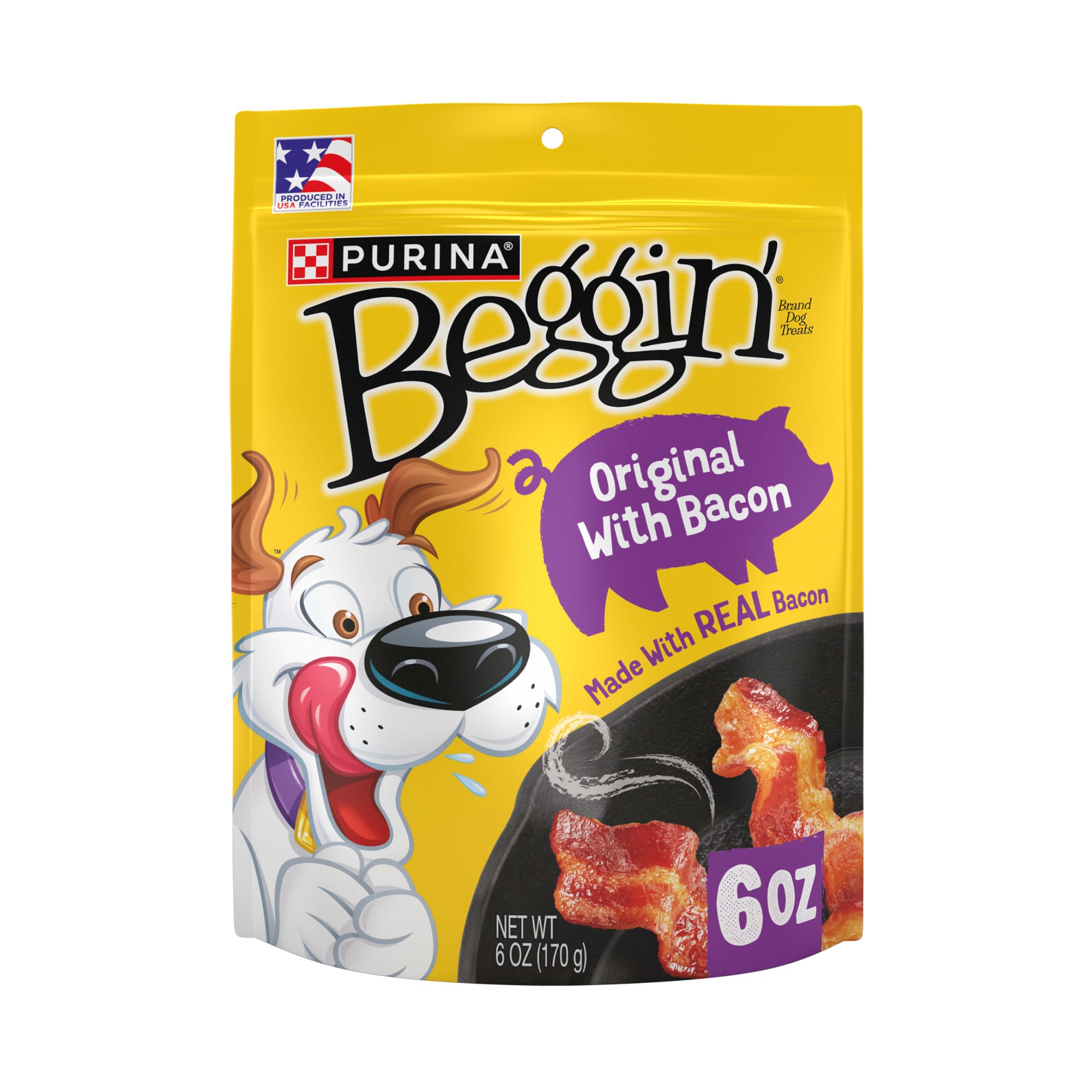 Purina Beggin Original with Bacon Flavor Strips Dog Treats 6 oz. Petco