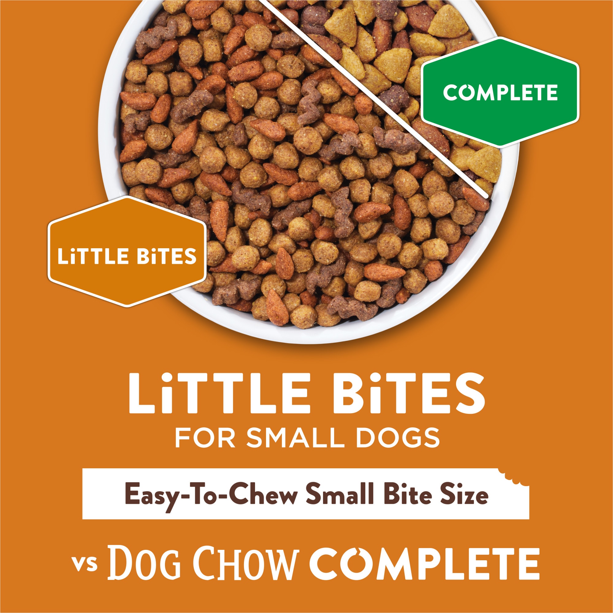 Purina Dog Chow Little Bites Chicken Beef for Small Breed, 15