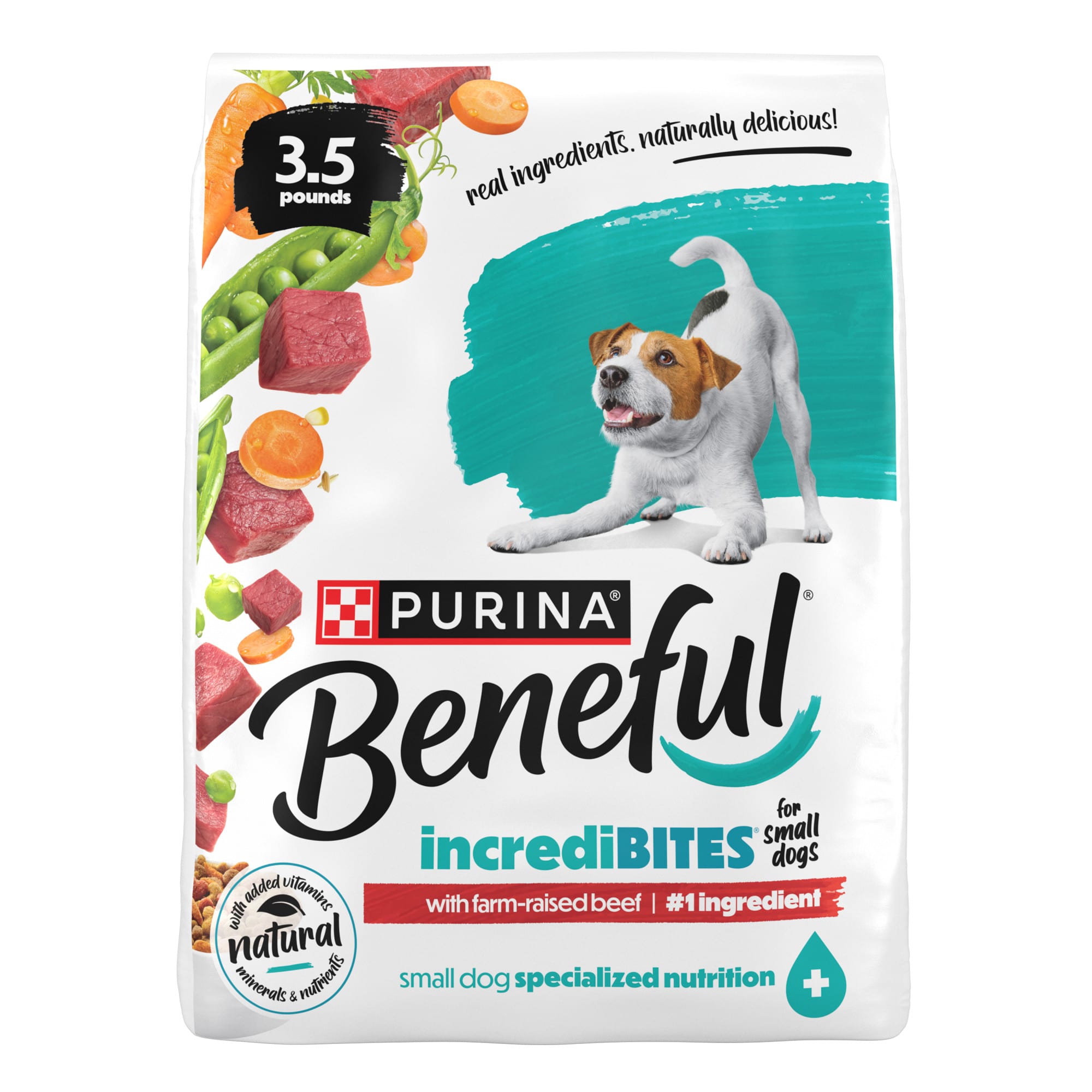 Purina Beneful IncrediBites With Farm Raised Beef Small Breed Dry