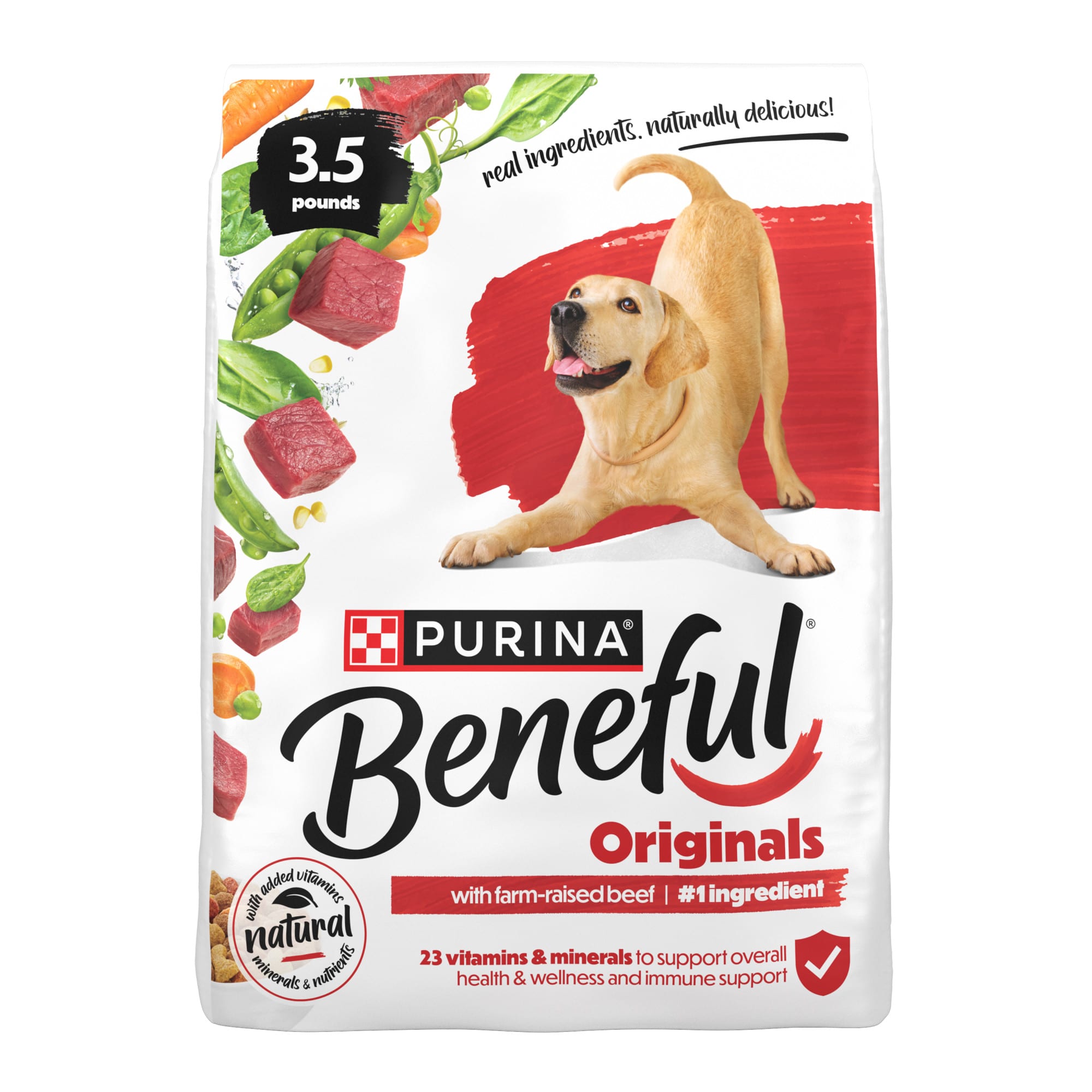 Purina Beneful Originals Farm Raised Beef with Real Meat Dog Food