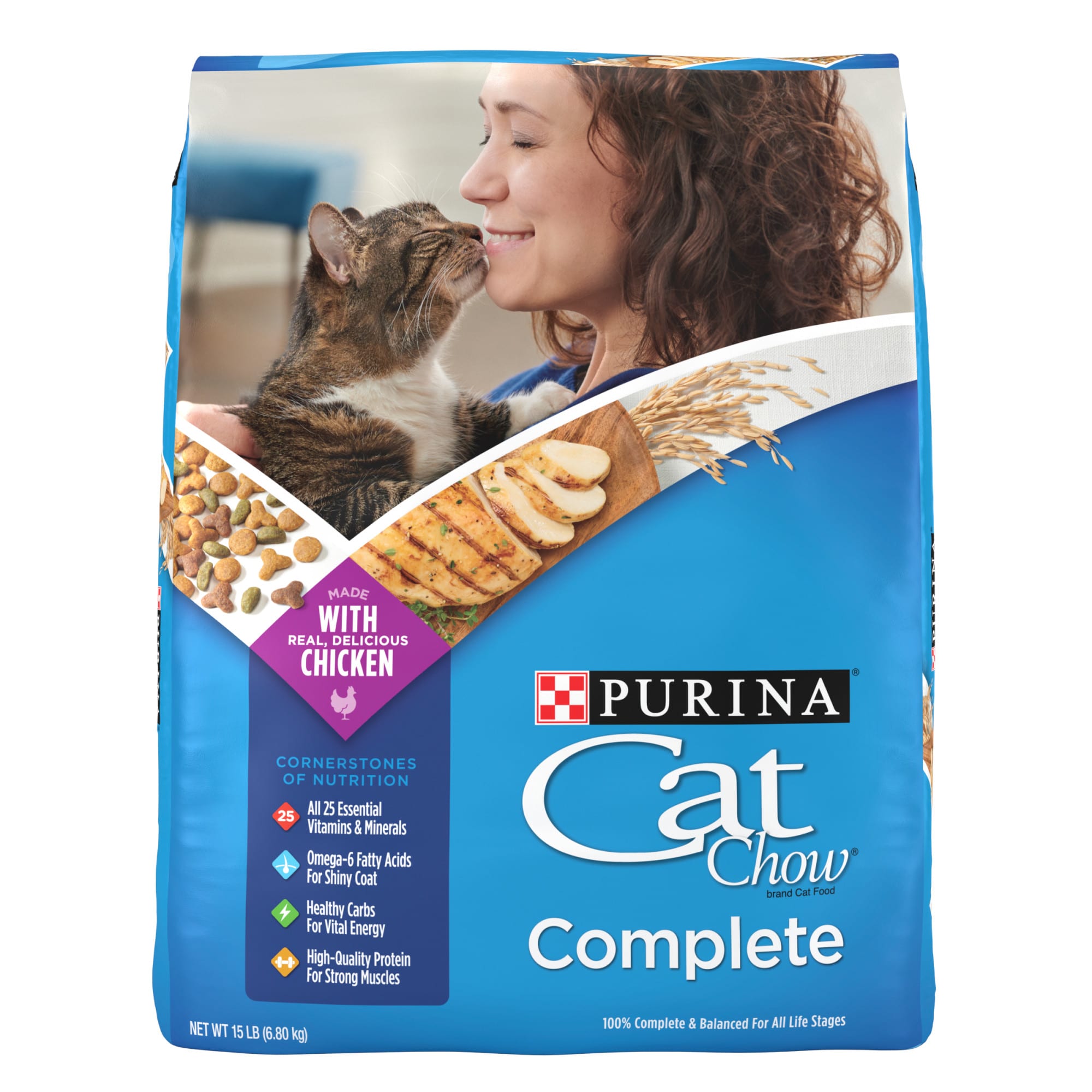 Purina Cat Chow High Protein Complete Dry Cat Food 15 lbs