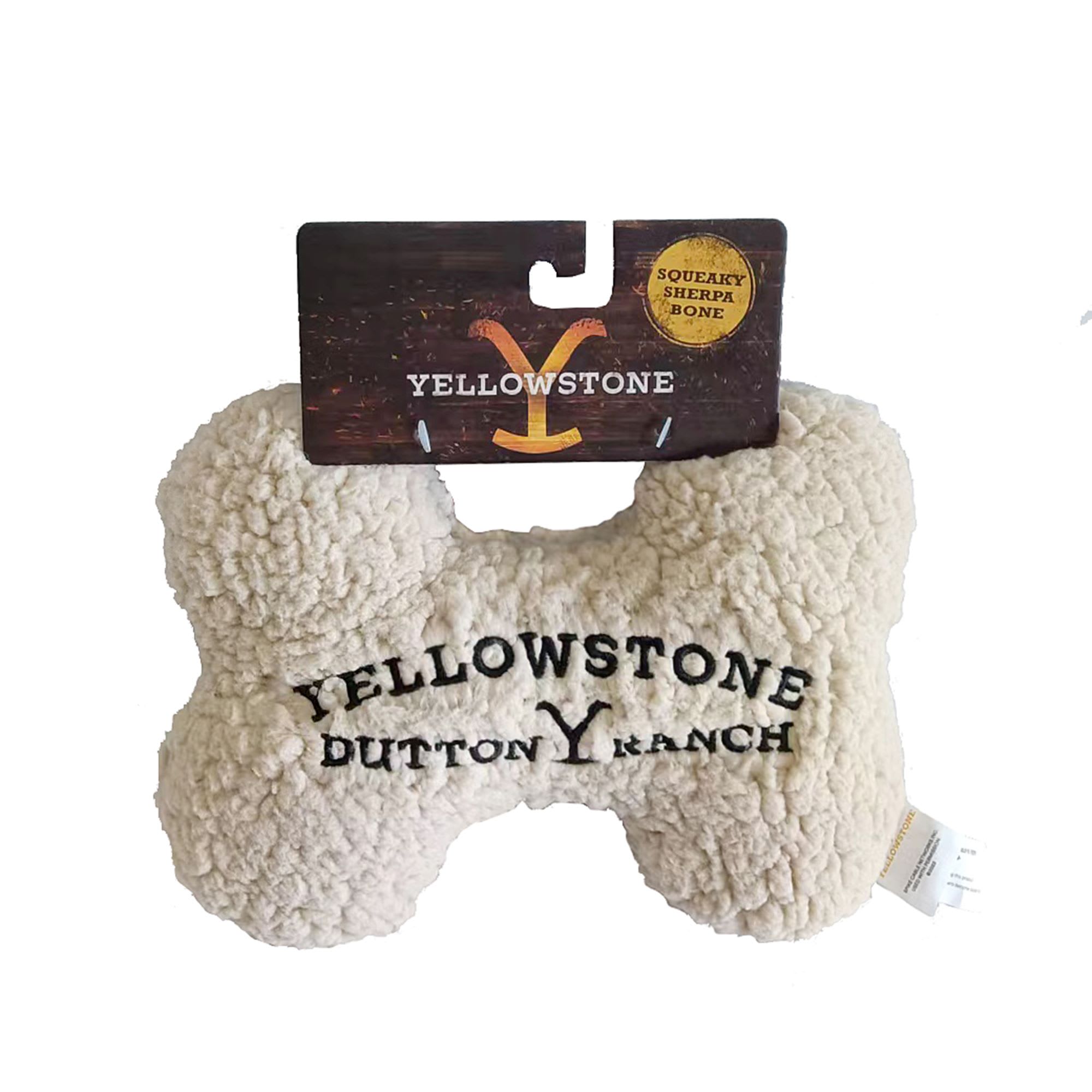 YELLOWSTONE Sherpa Bone Dog Toy, Small Petco