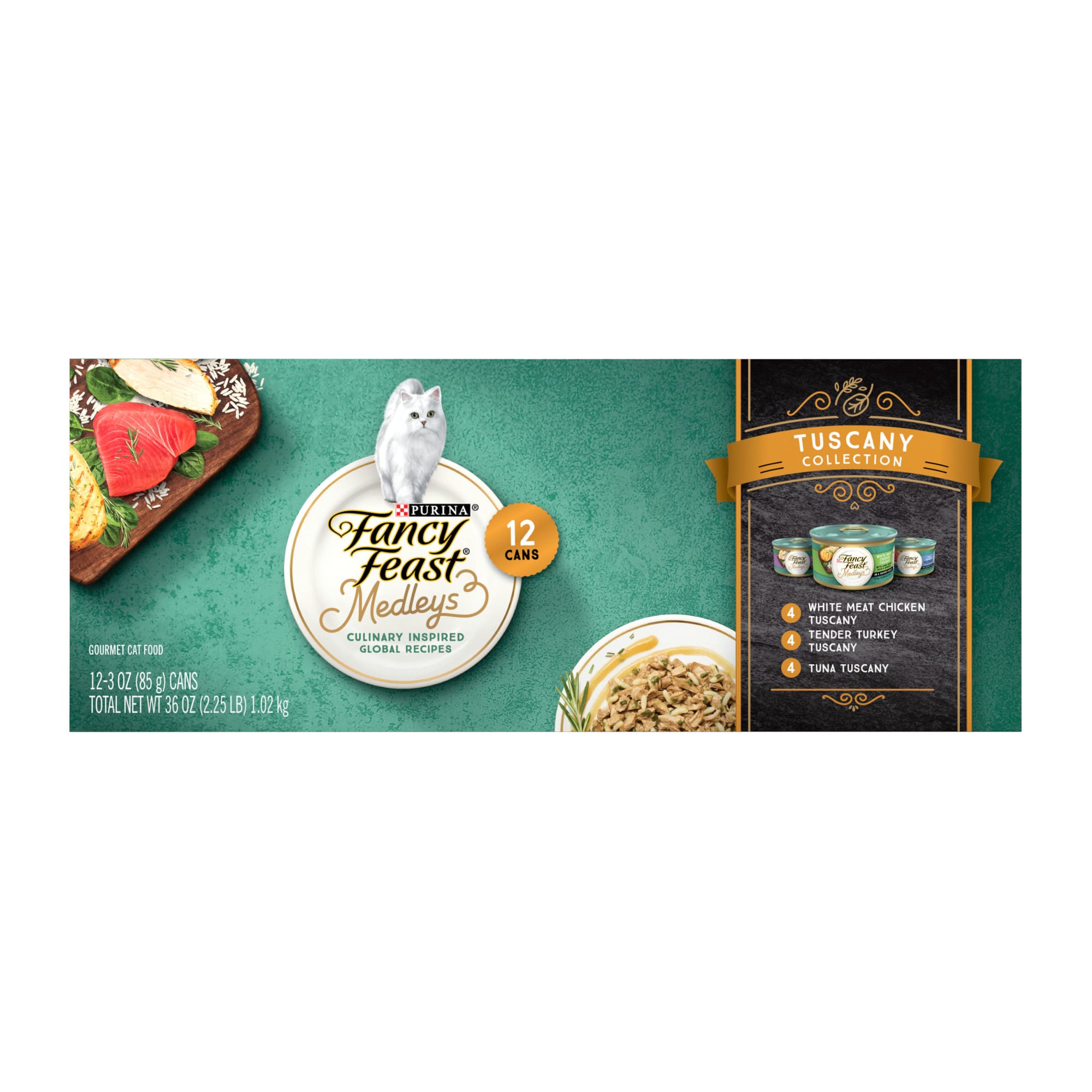 Fancy Feast Medleys Tuscany Wet Cat Food Variety Pack 3 oz