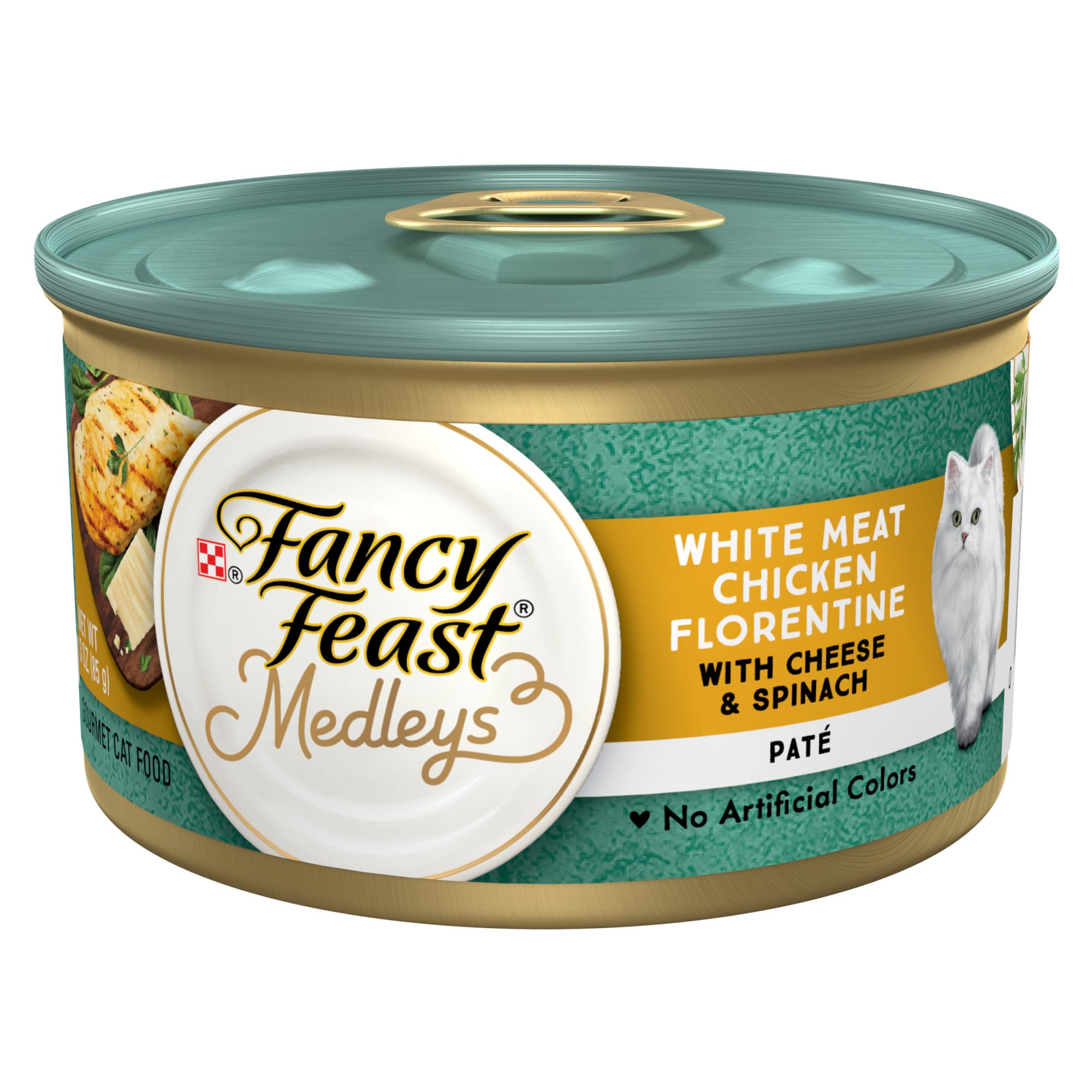 Fancy Feast Medleys White Meat Chicken Florentine With Cheese