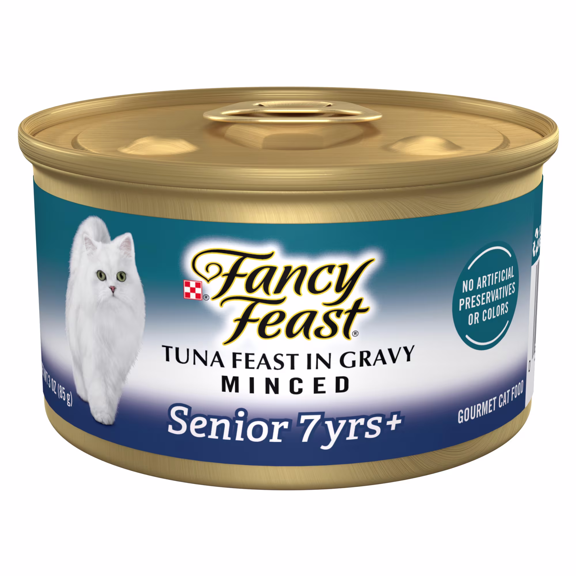 Fancy Feast Senior 7+ Tuna Minced in Gravy High Protein Cat Food