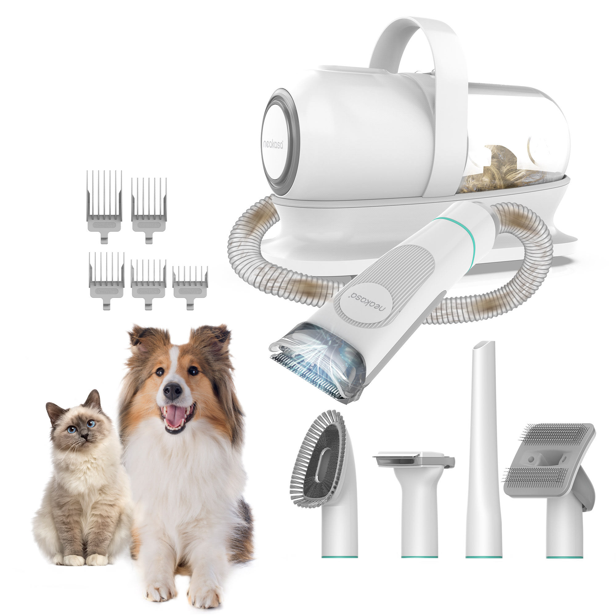 This is for the pet parents with shedders!! Got a pet grooming vacuum