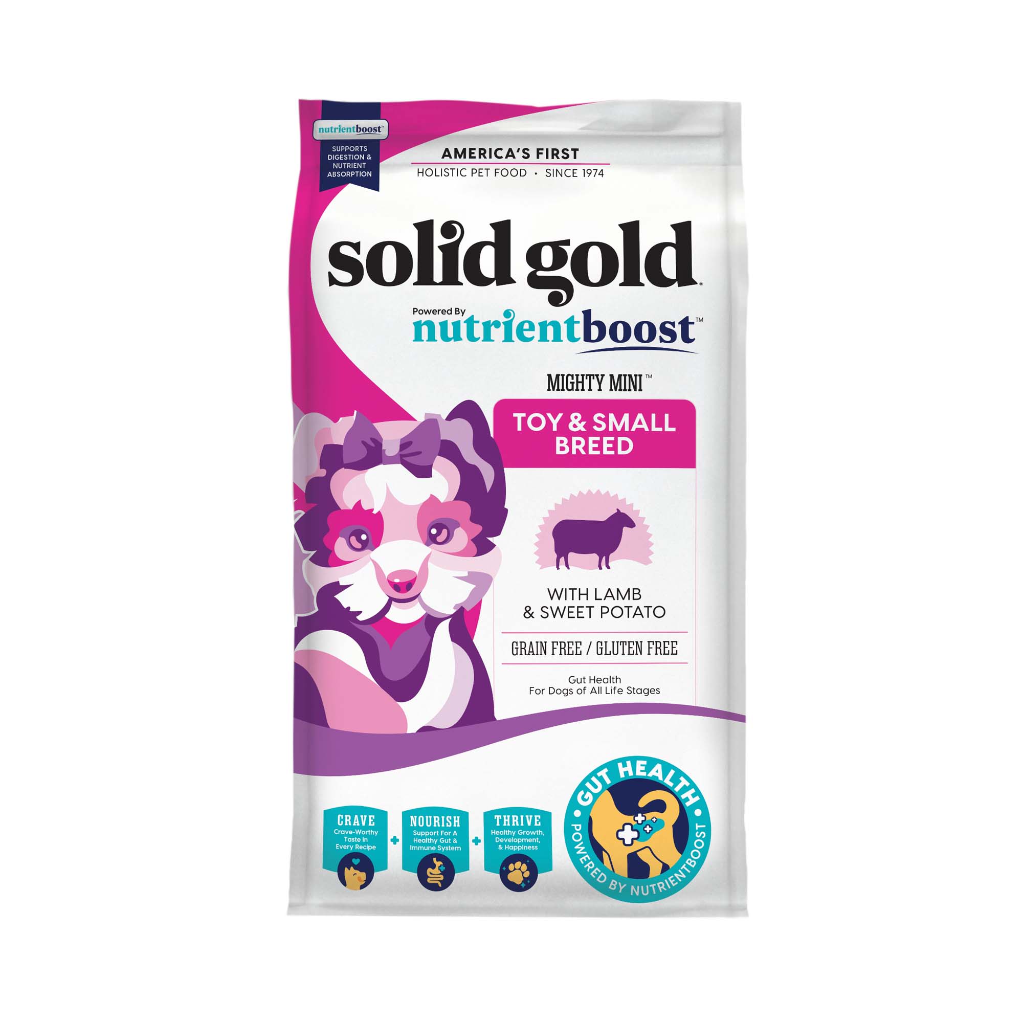 Solid Gold Nutrientboost Mighty Mini Lamb Dry Dog Food, 11 lbs