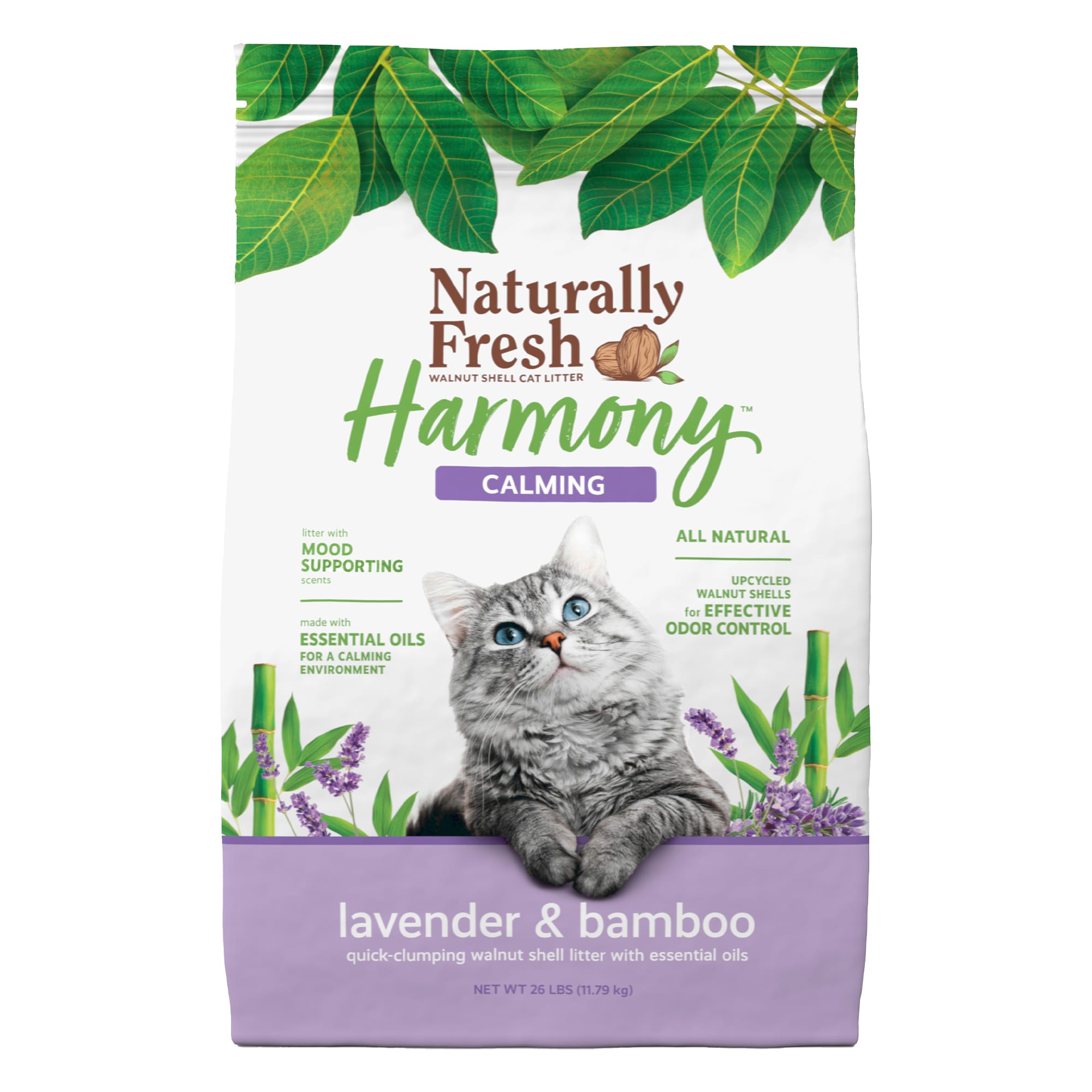 Naturally Fresh Harmony Lavender Bamboo Clumping Cat Litter 14lbs