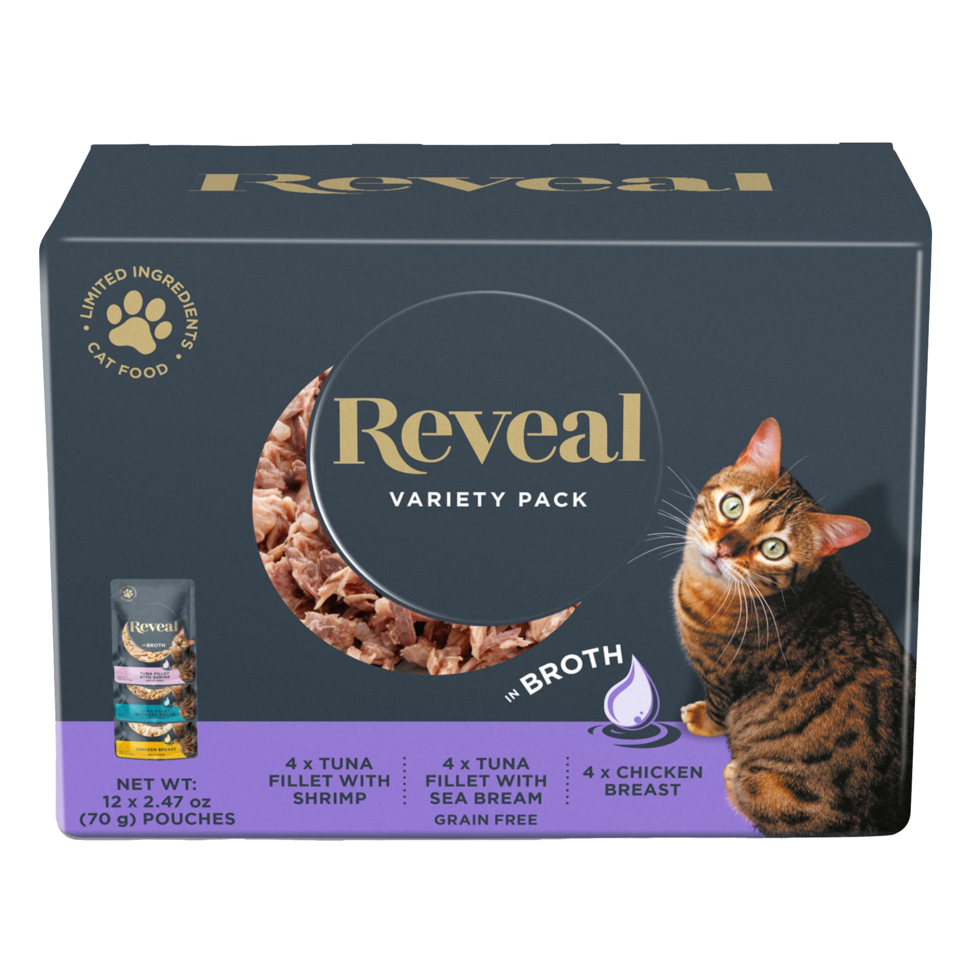 Reveal Limited Ingredient Natural Grain Free Fish and Chicken