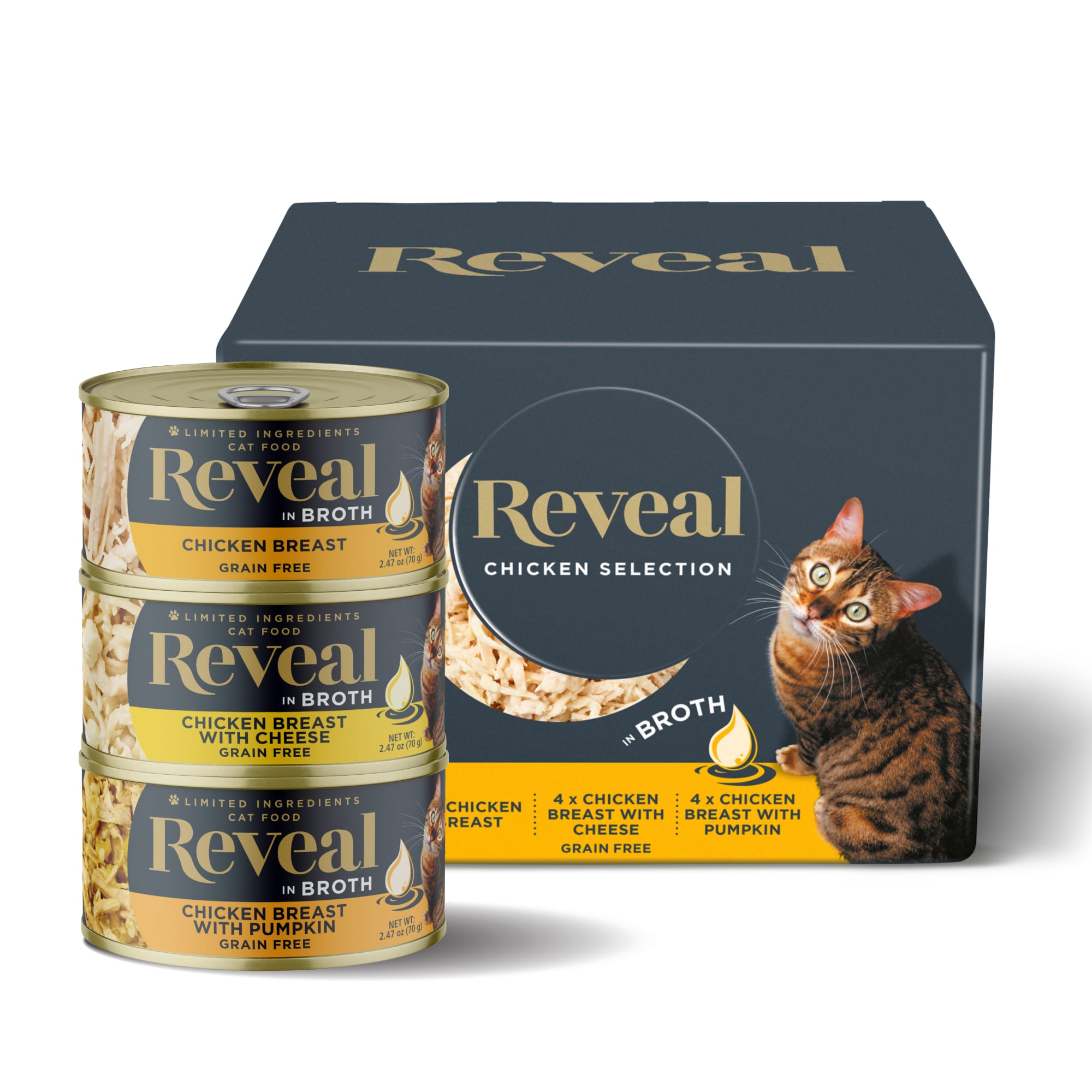 Reveal Limited Ingredient Natural Grain Free Chicken Flavours in