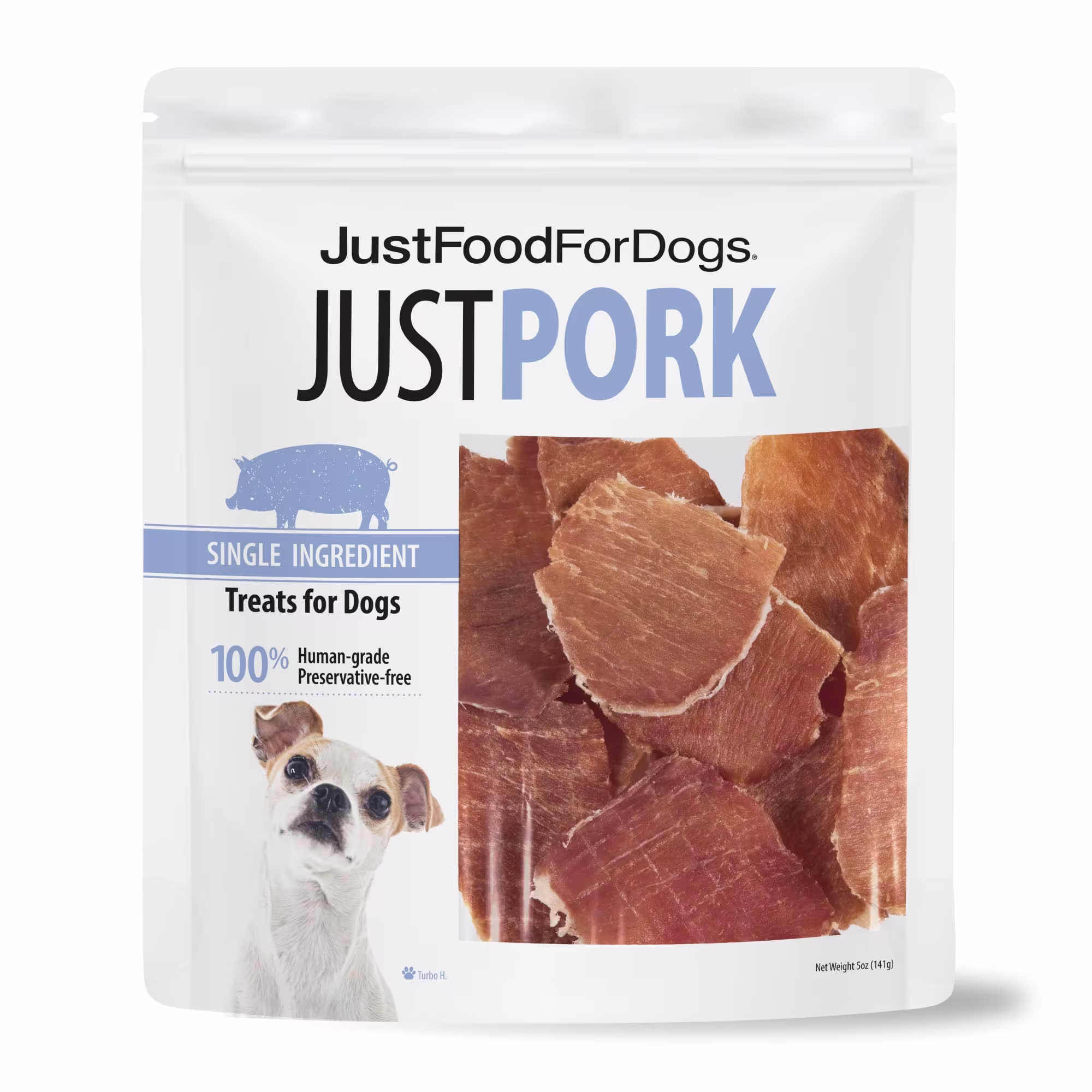 JustFoodForDogs Pork Dog Treat, 5 oz. | Petco