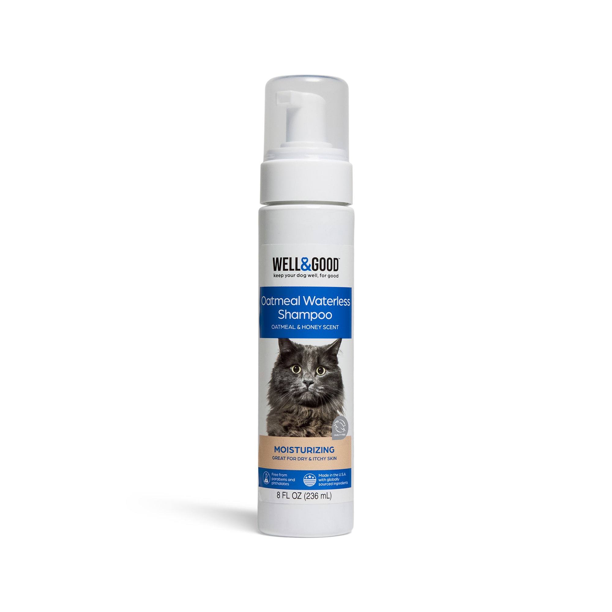 Oatmeal fashion shampoo for cats