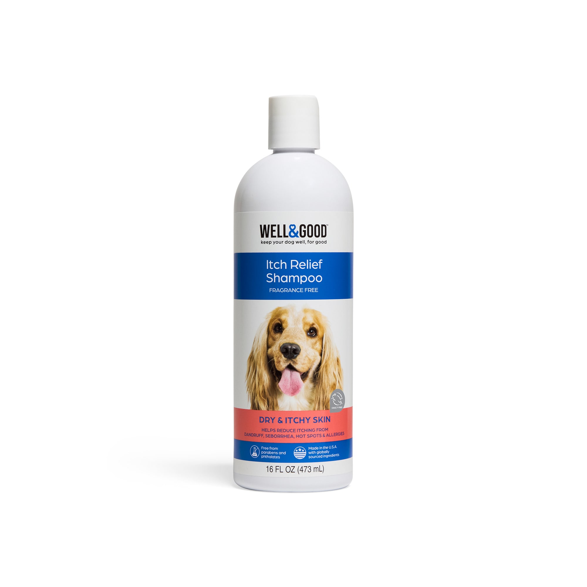 Well Good Itch Relief Dog Shampoo 16 oz Paraben Free