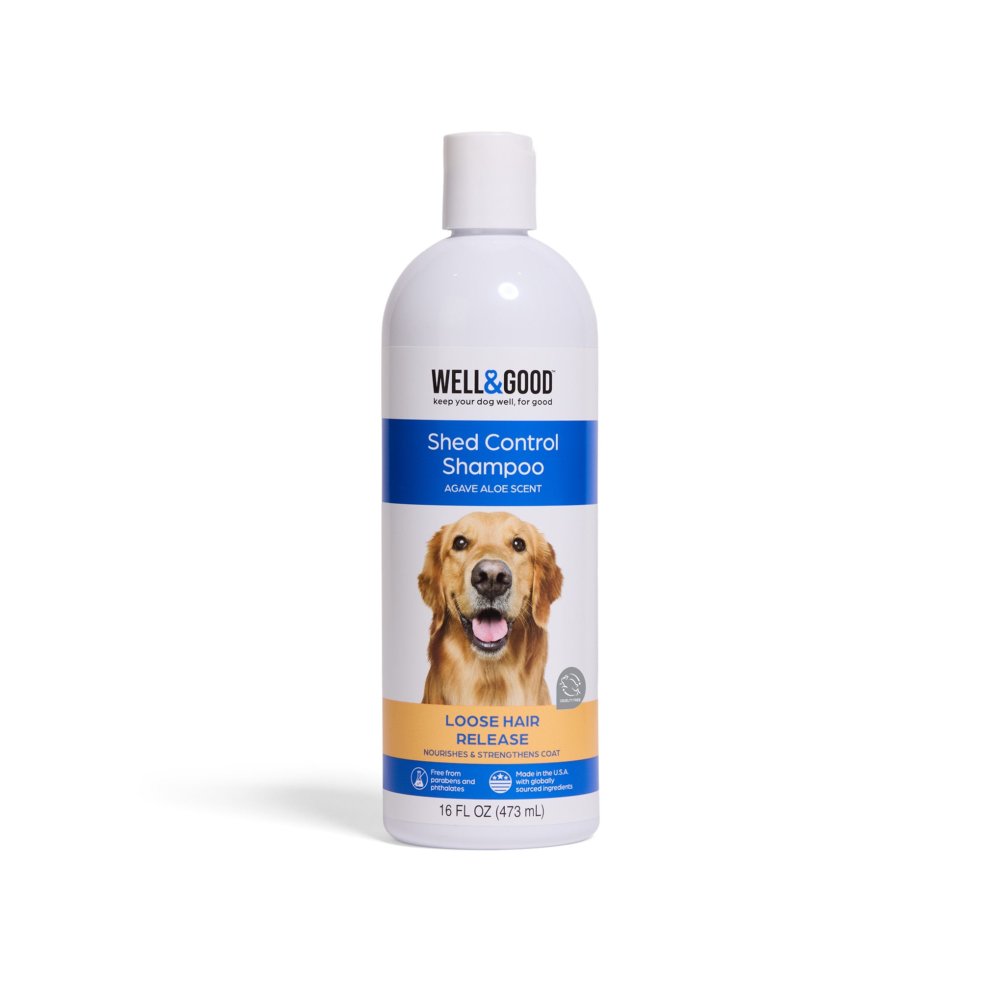 Well Good Shed Control Shampoo for Dogs 16 fl oz