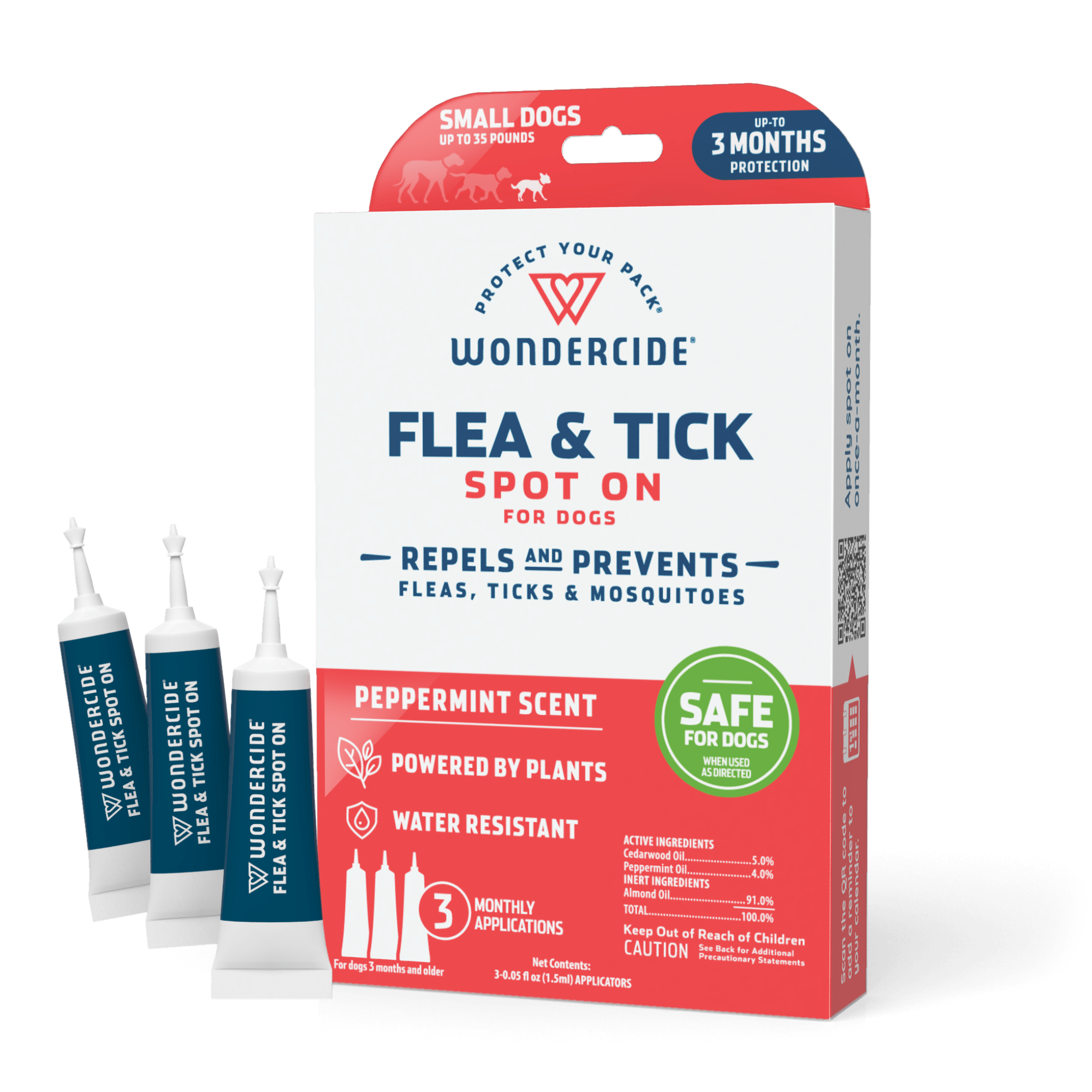 Wondercide Flea & Tick Spot On for Small Dogs with Essential Oils