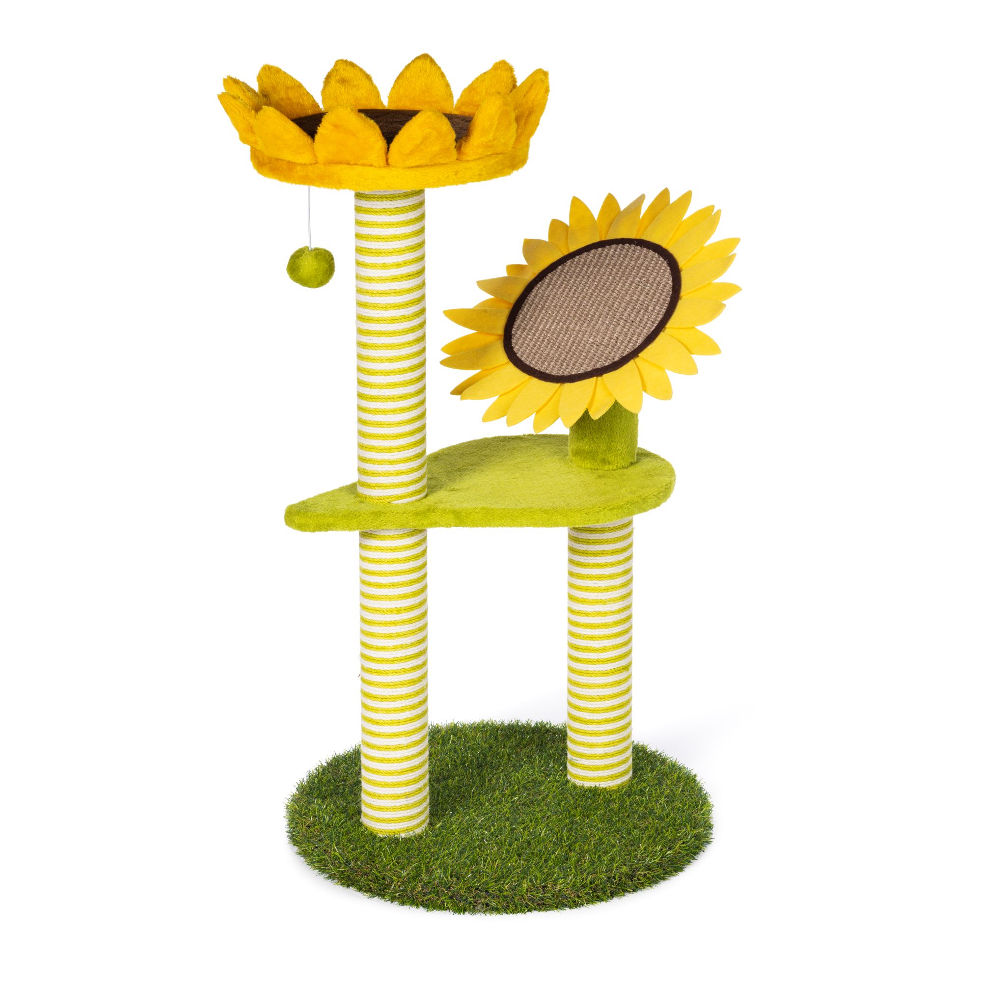 Prevue Sunflower Cat Tree with Jute & Sisal Posts