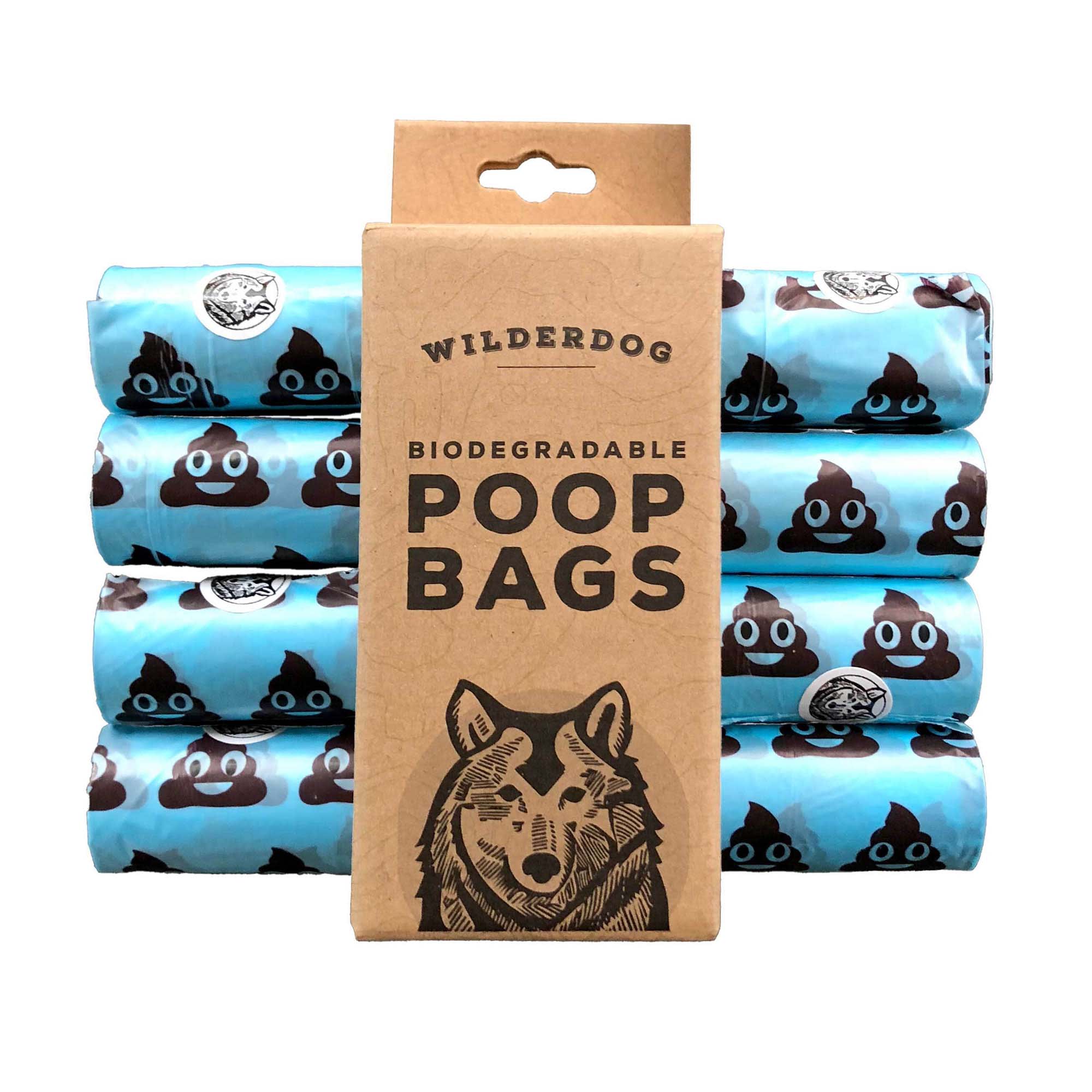 Wilderdog Biodegradable Dog Poop Bags 120 Count