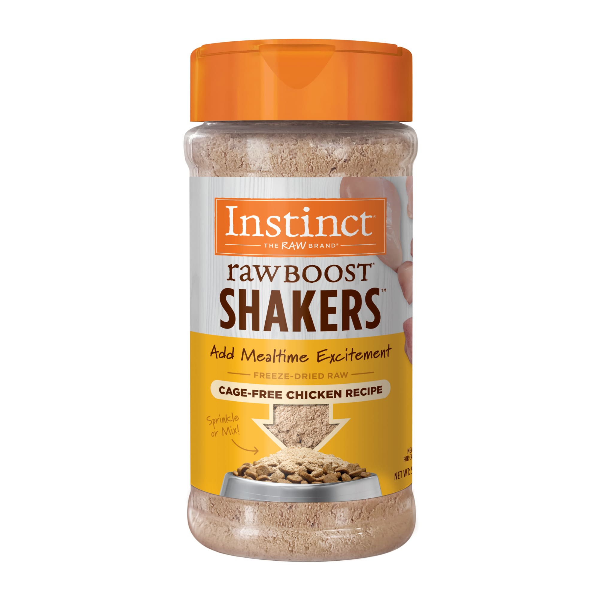 Instinct Raw Boost Shakers Chicken Freeze Dried Cat Food Topper