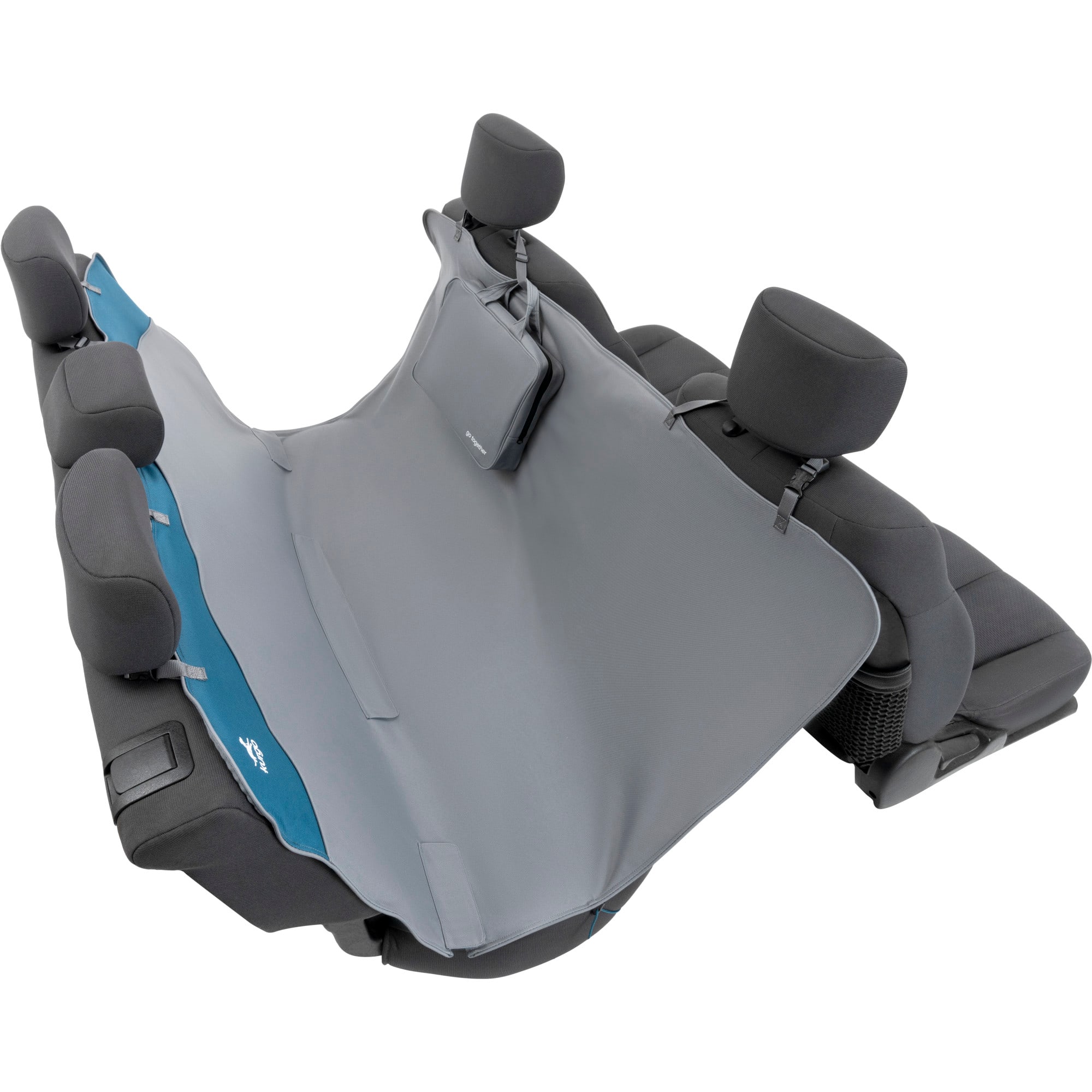 Kurgo Rover Extended Car Hammock & Seat Protector Gray