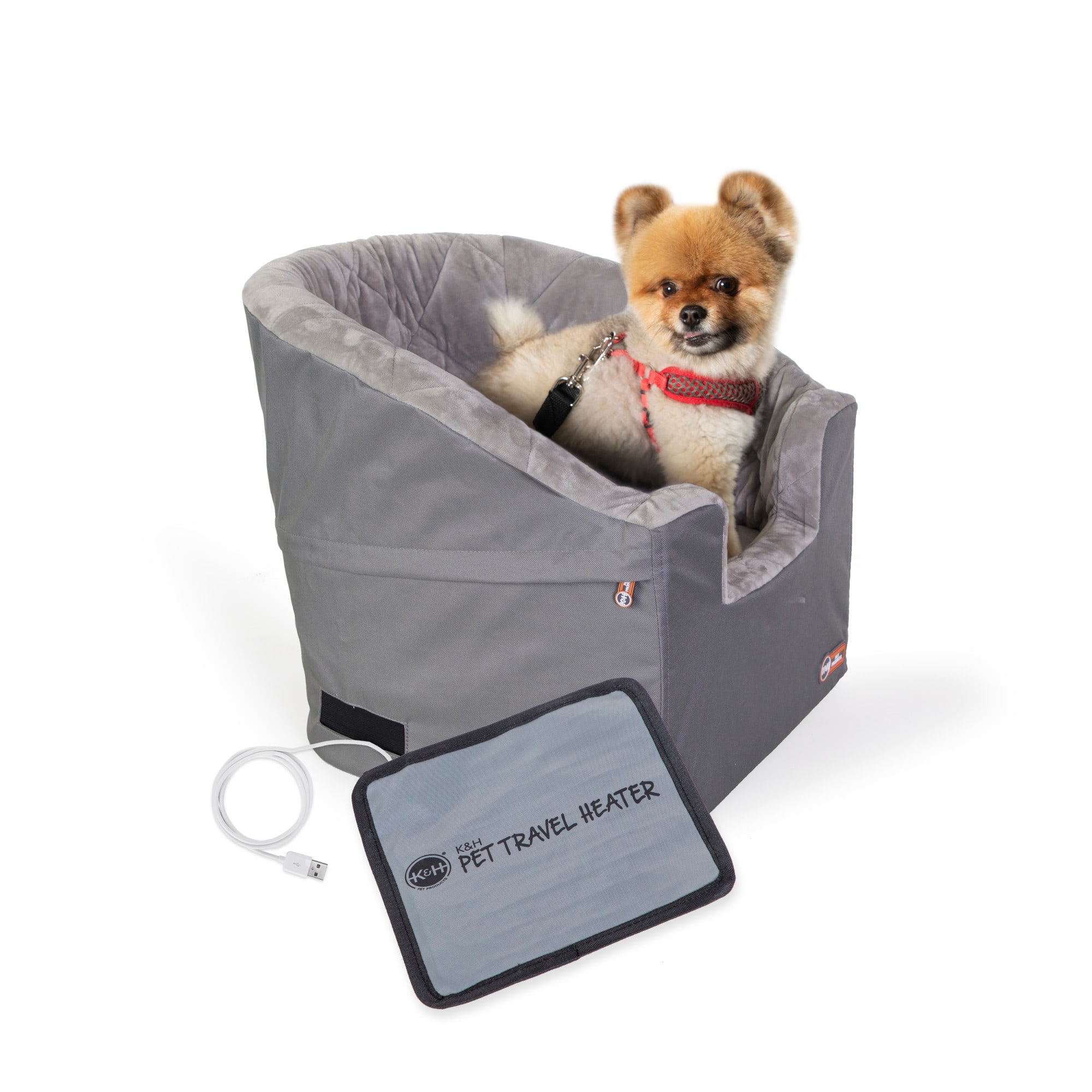 K and h shop dog car seat